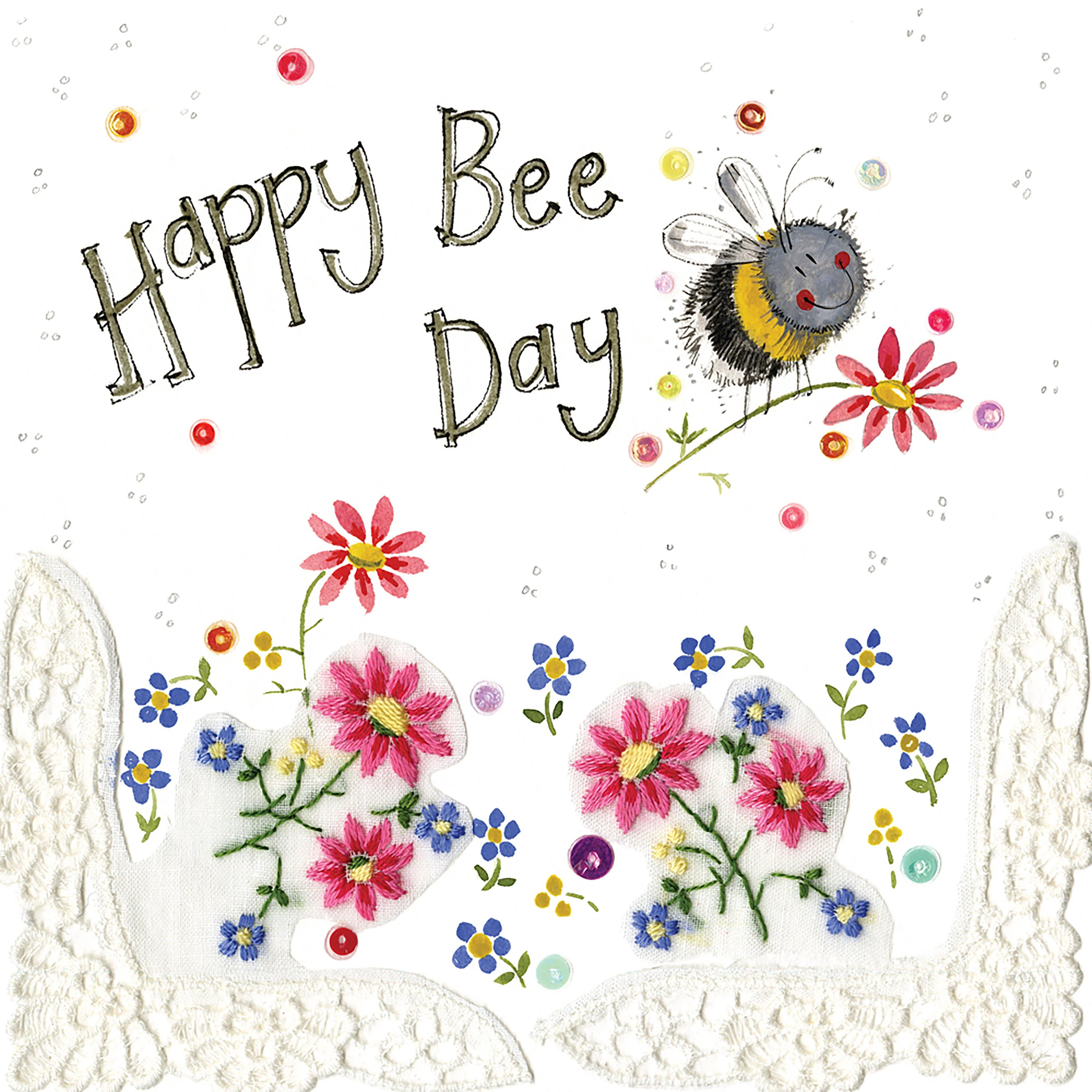 Sparkle Card Bee Day - Image 2