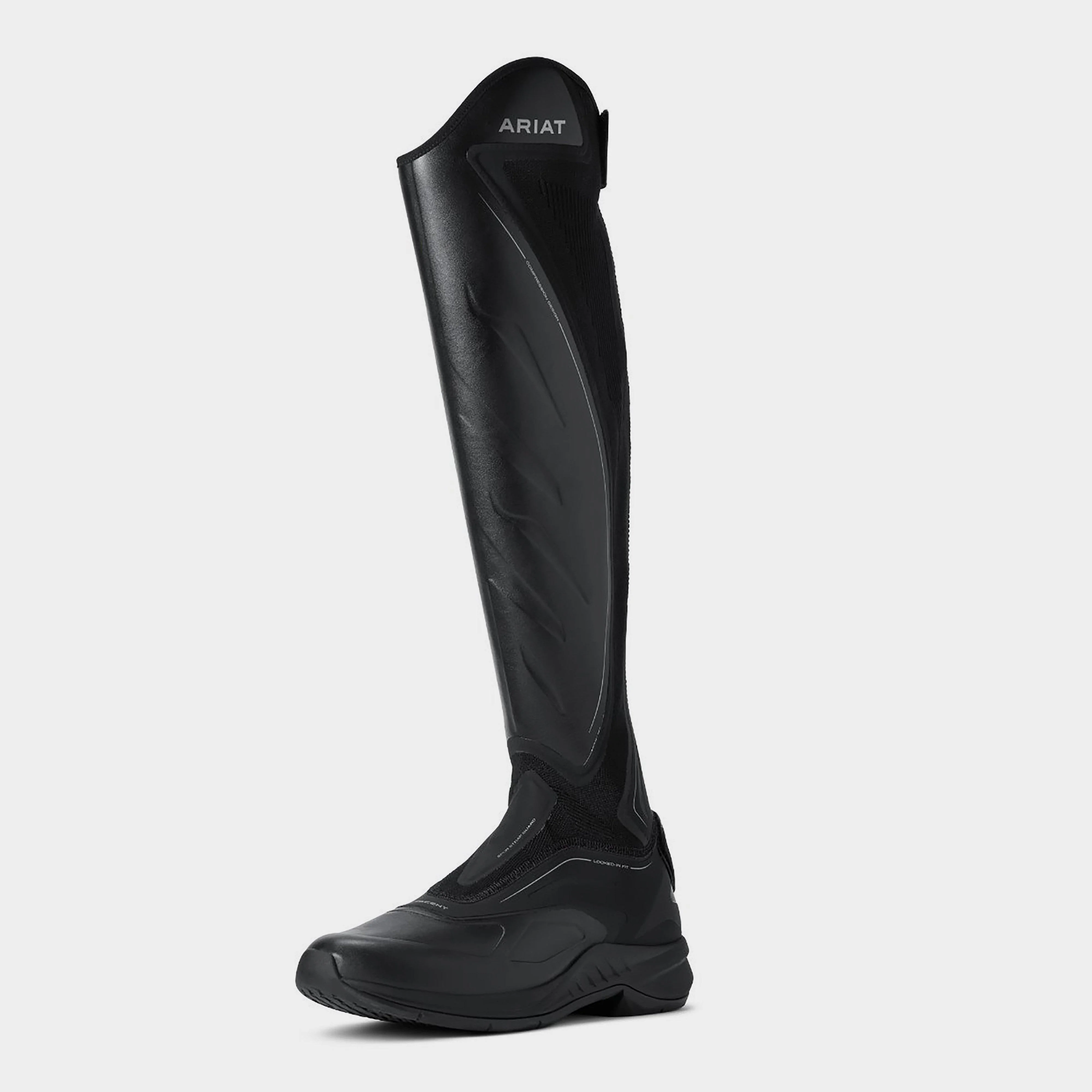 Mens Ascent Tall Boots Black