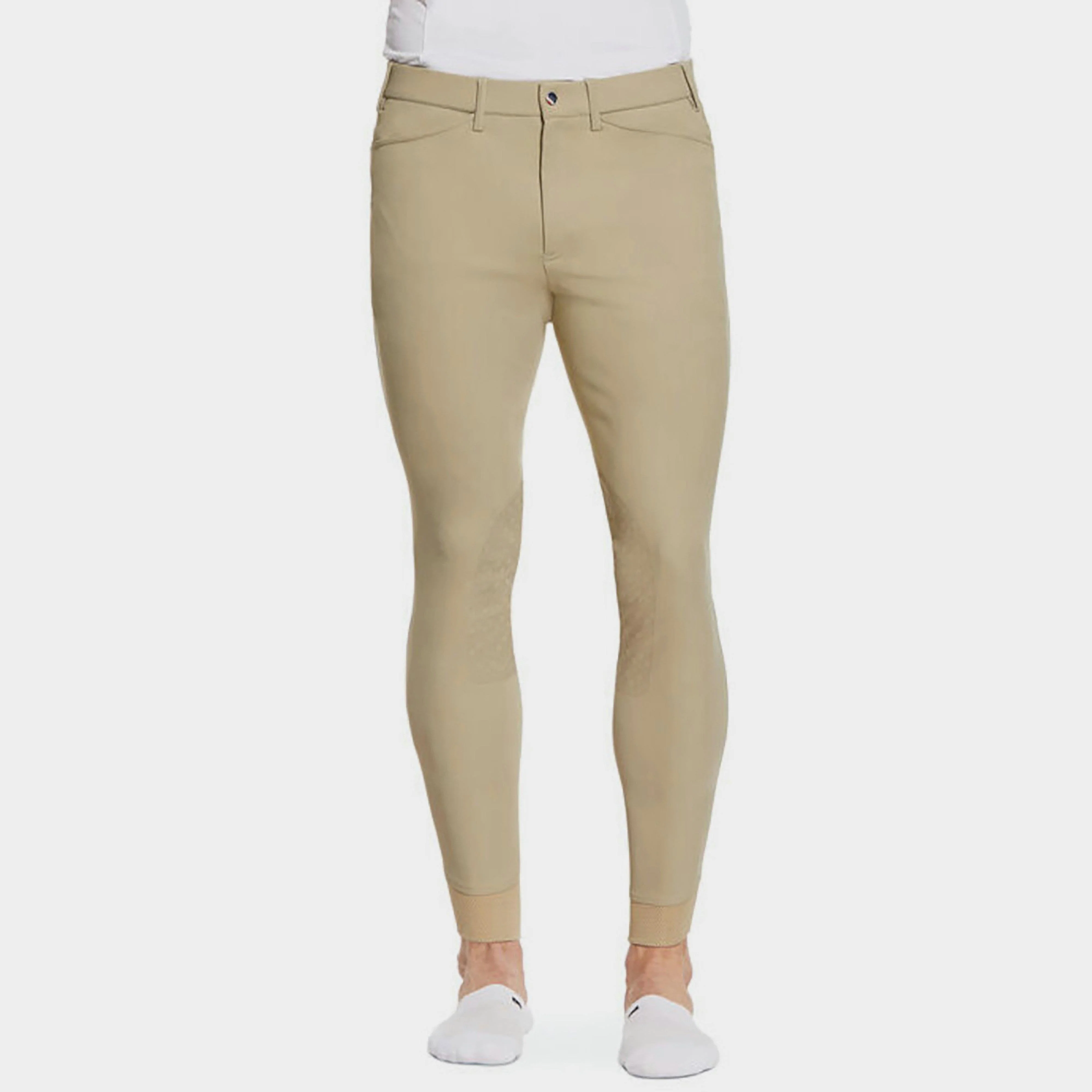 Men’s Tri Factor Grip Knee Patch Breech Tan