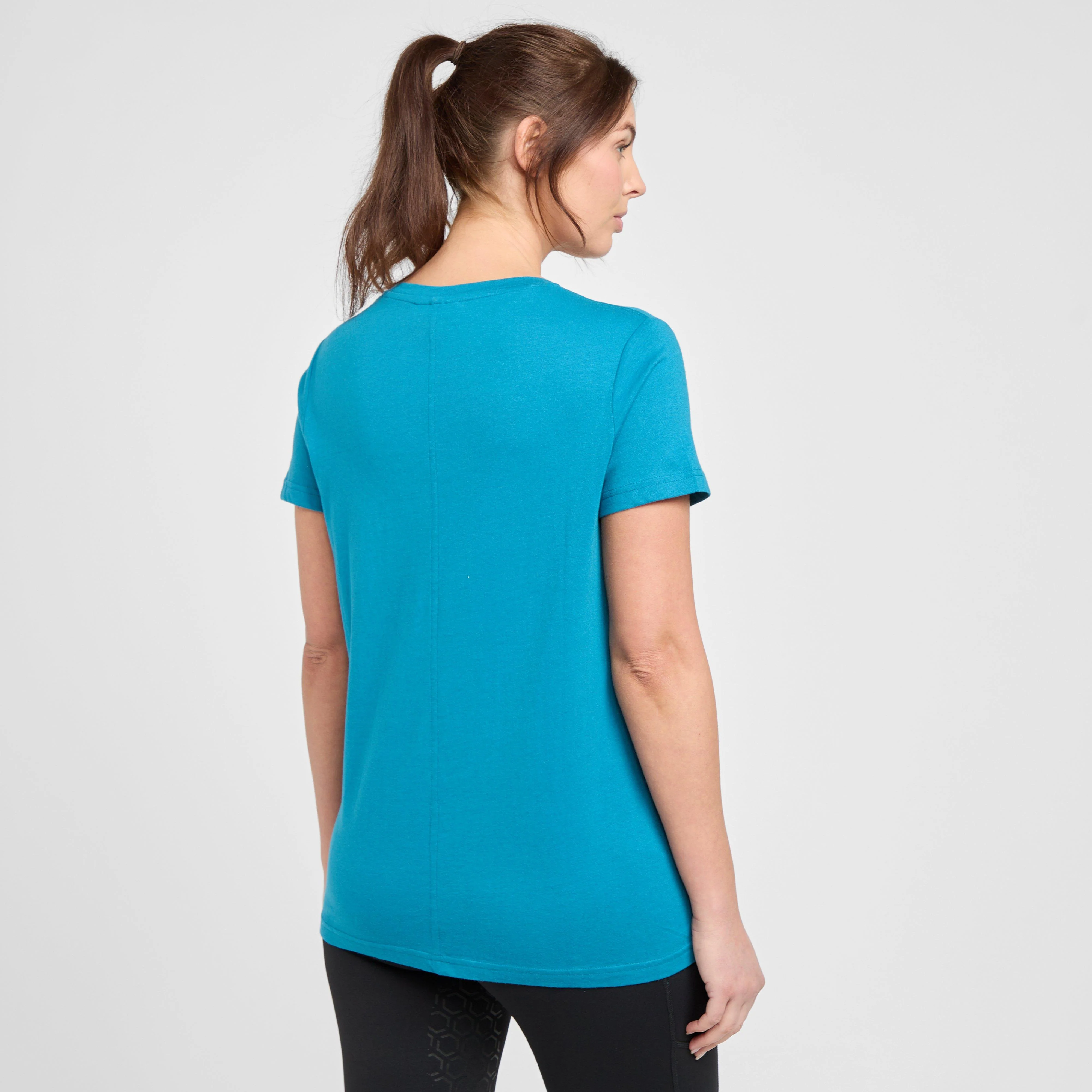 Womens Element Short Sleeved T-Shirt Saxony Blue - Image 2