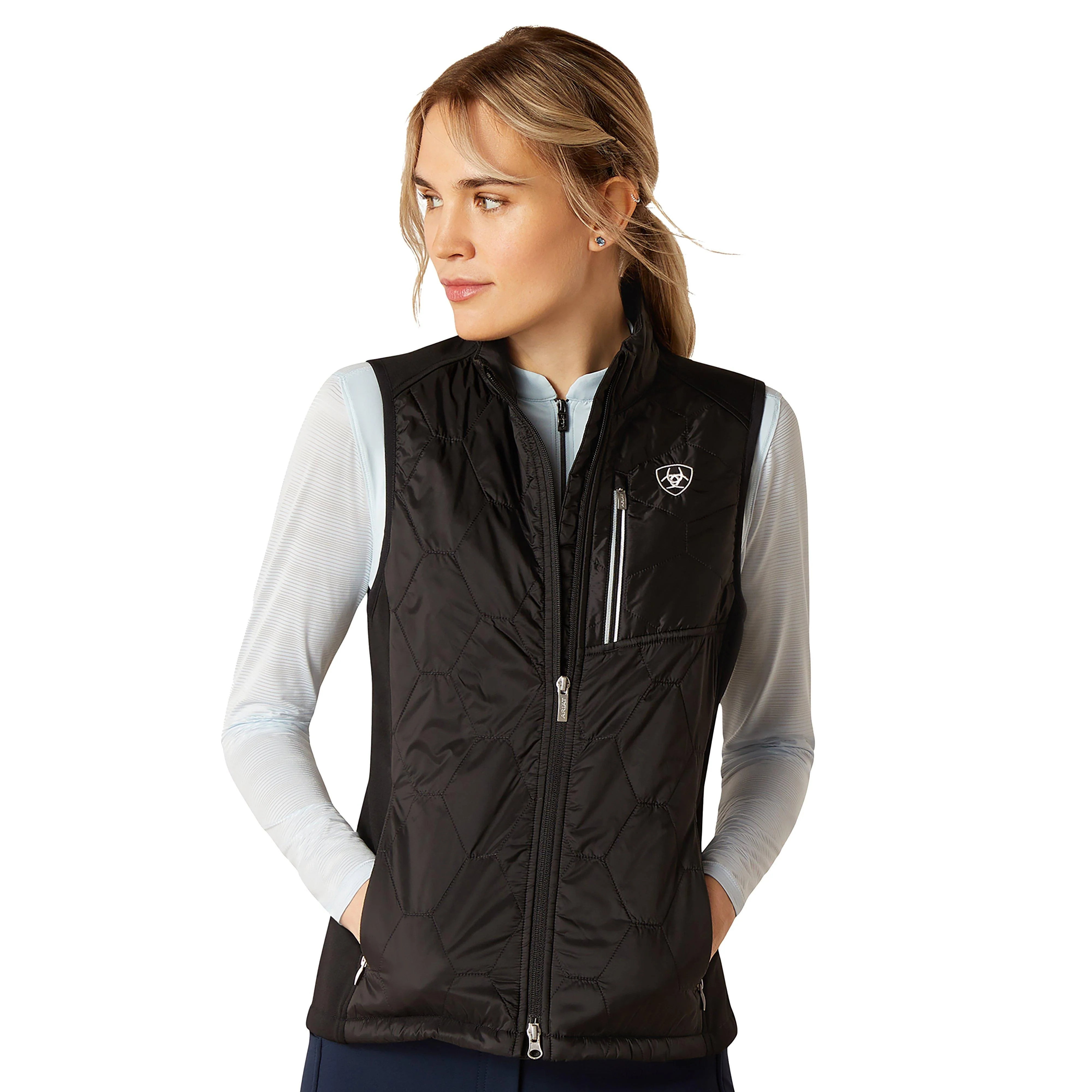 Womens Fusion Insulated Gilet Black - Image 5