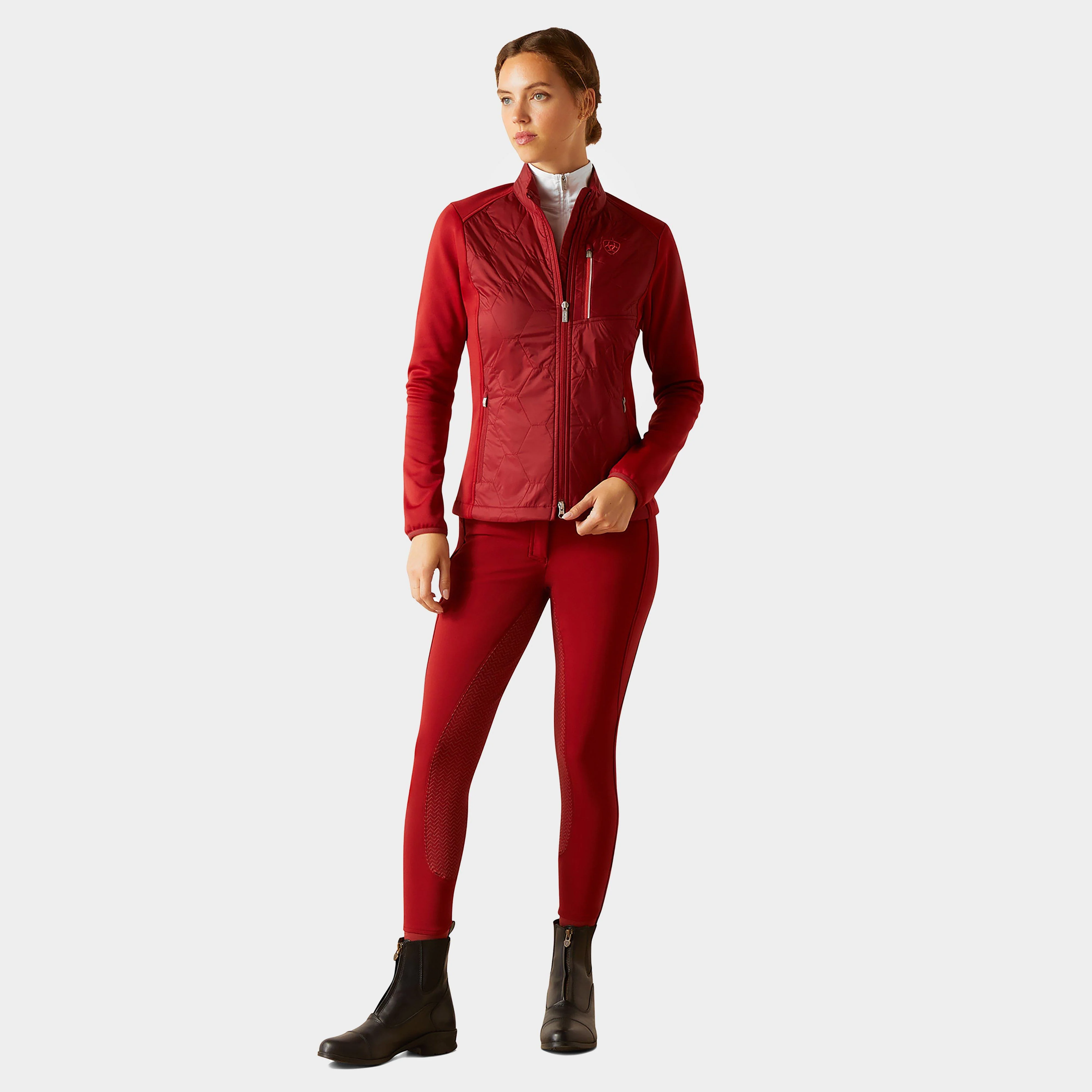 Womens Fusion Insulated Jacket Sun-Dried Tomato - Image 4