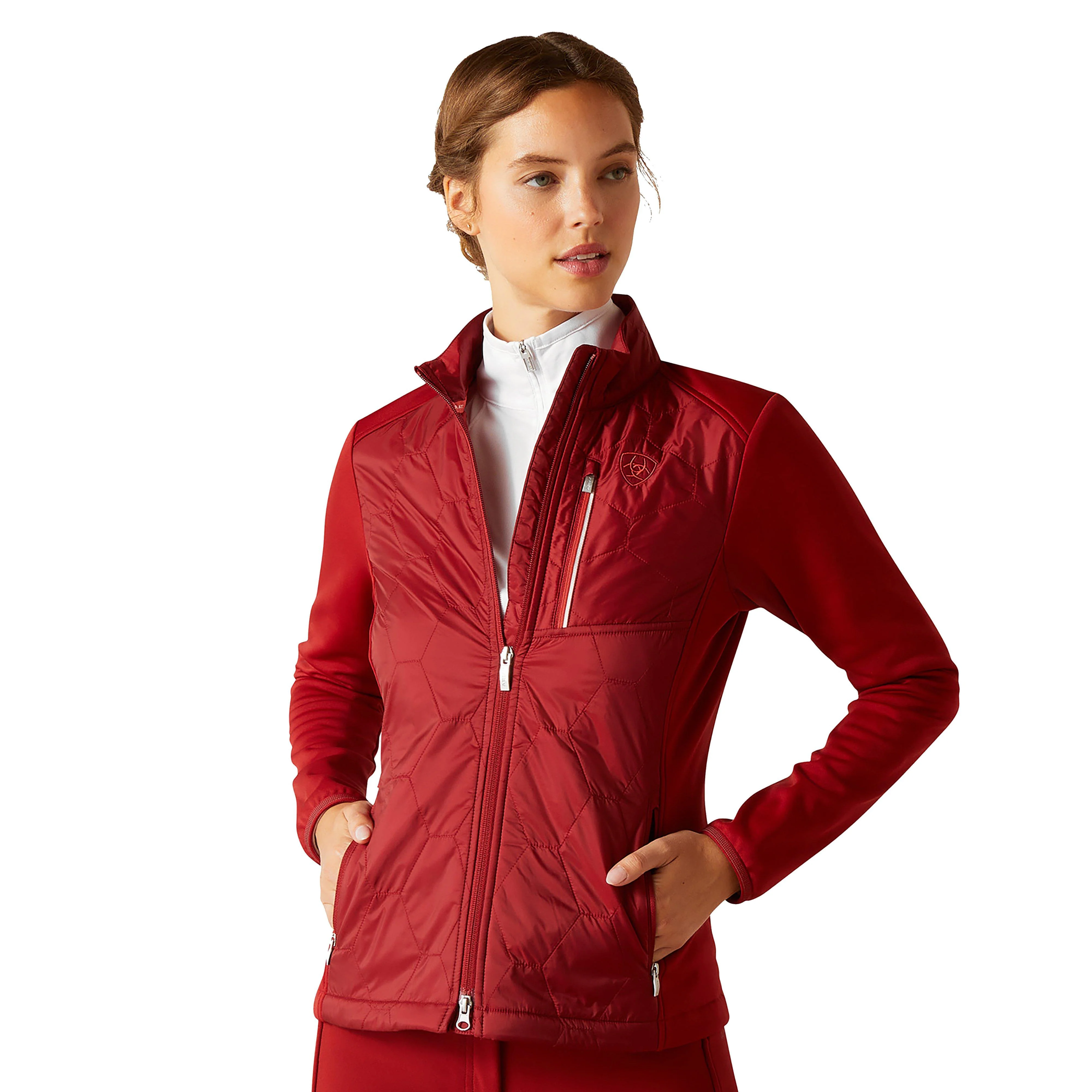 Womens Fusion Insulated Jacket Sun-Dried Tomato - Image 5
