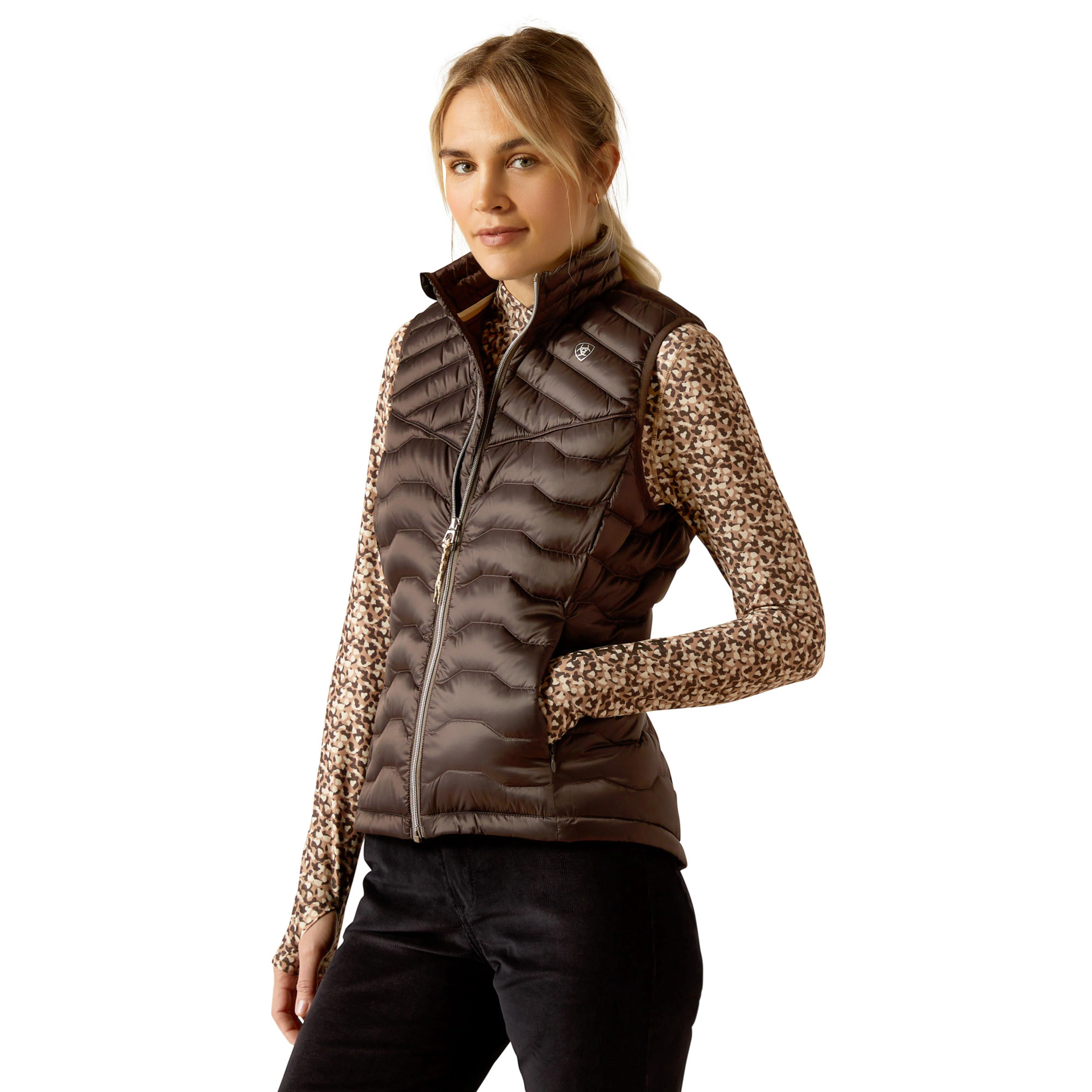 Womens Ideal Down Gilet Mole - Image 6