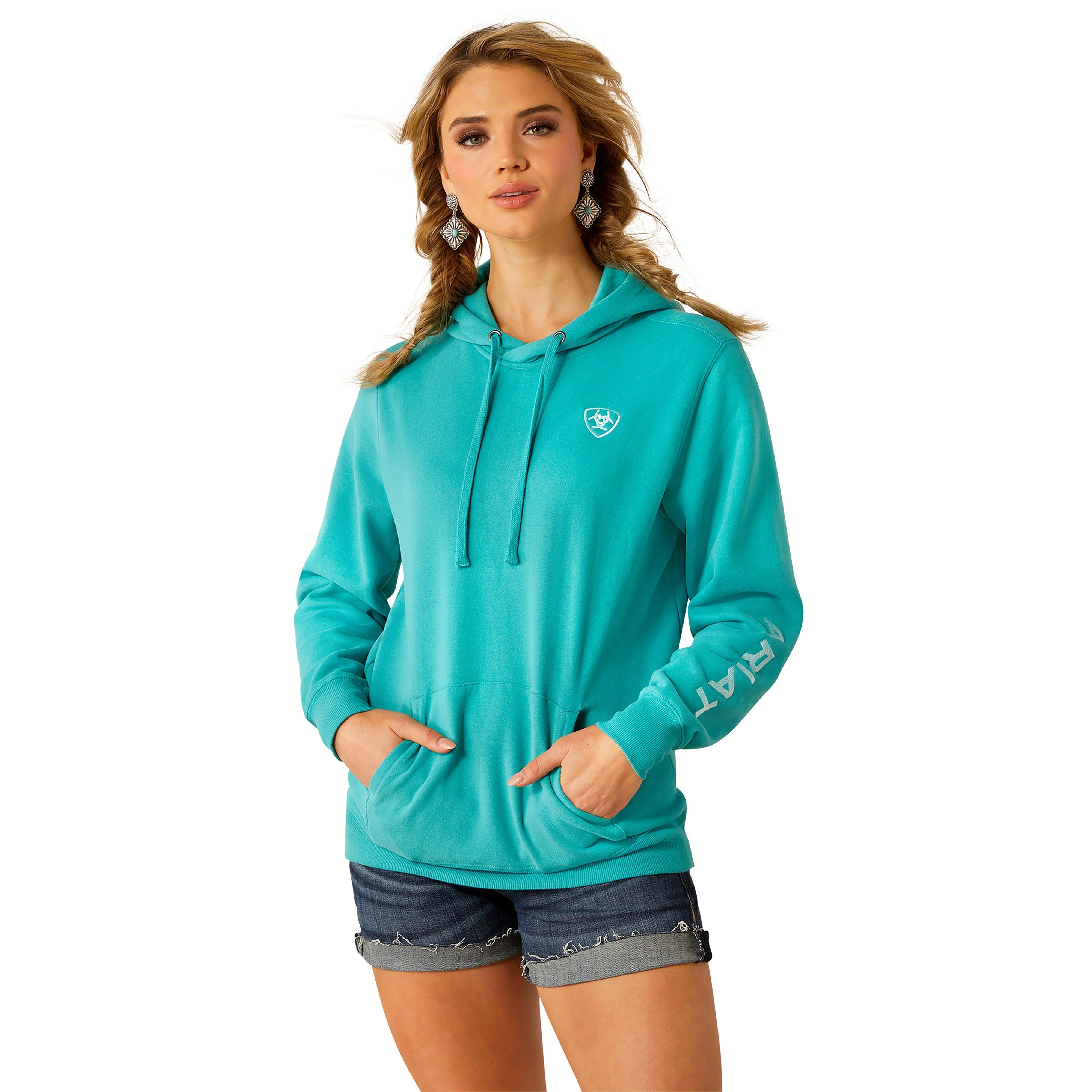 Womens Logo 2.0 Hoodie Latiago Bay - Image 5