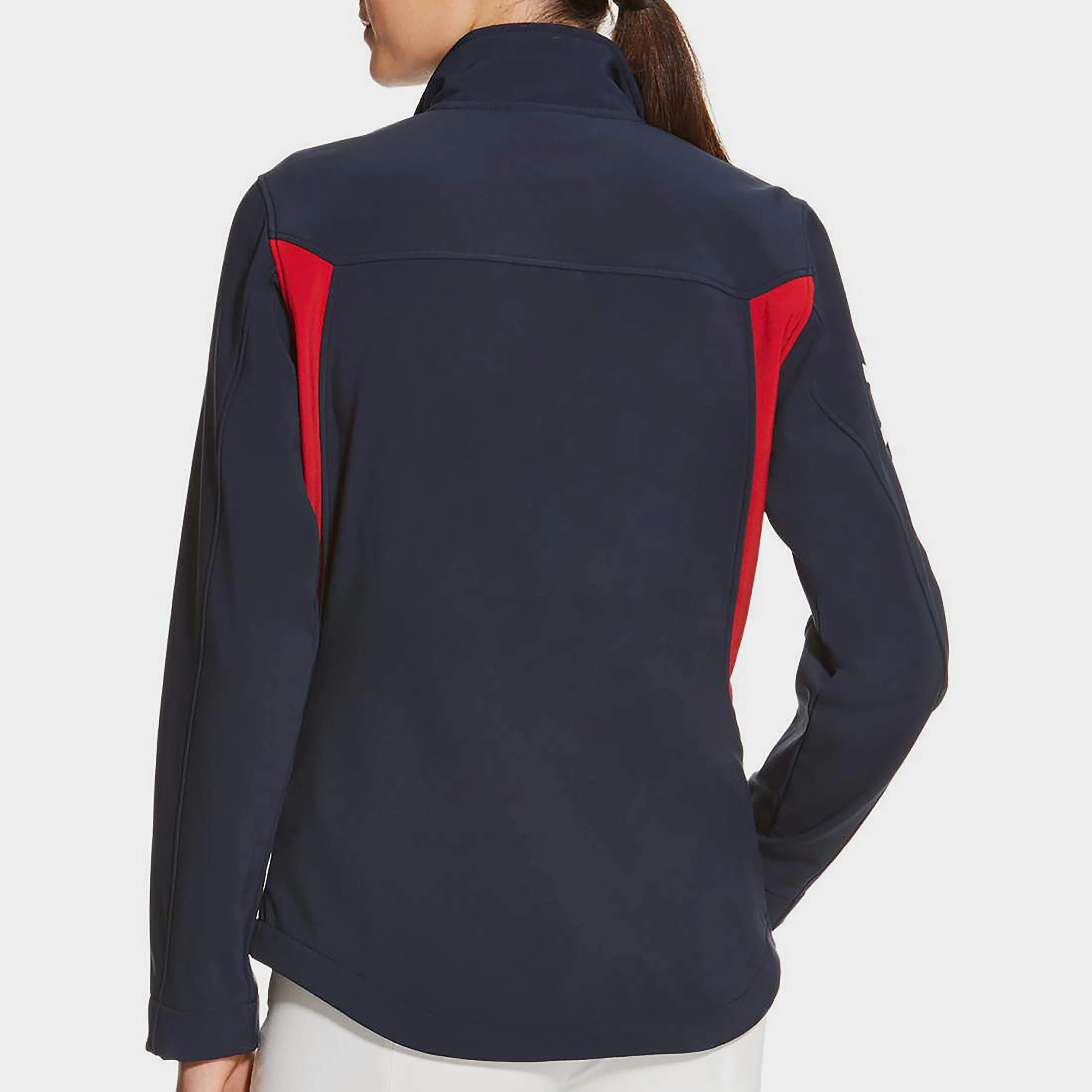 Womens New Team Softshell Jacket Navy - Image 4