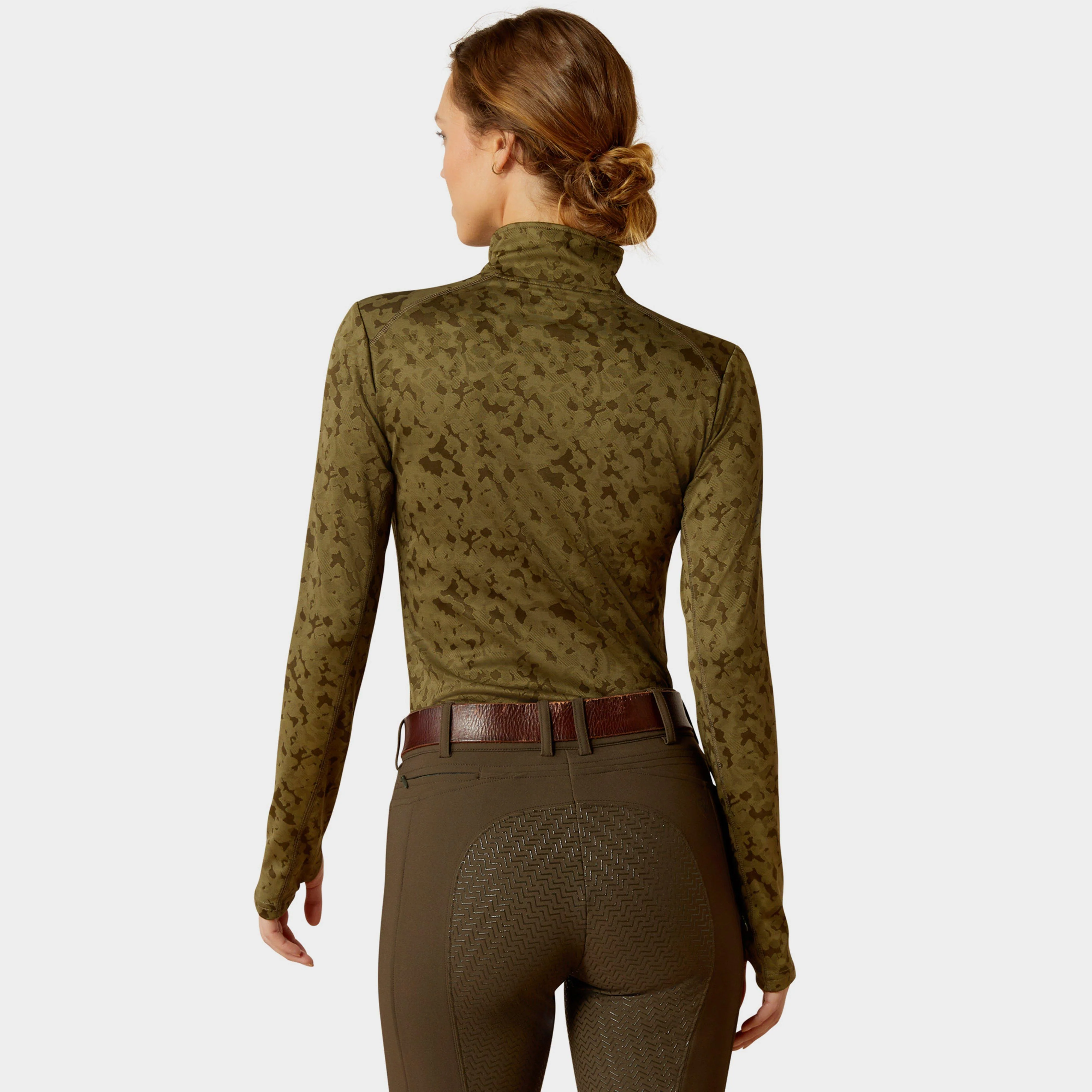 Womens Prophecy 1/4 Zip Base Layer Relic - Image 2