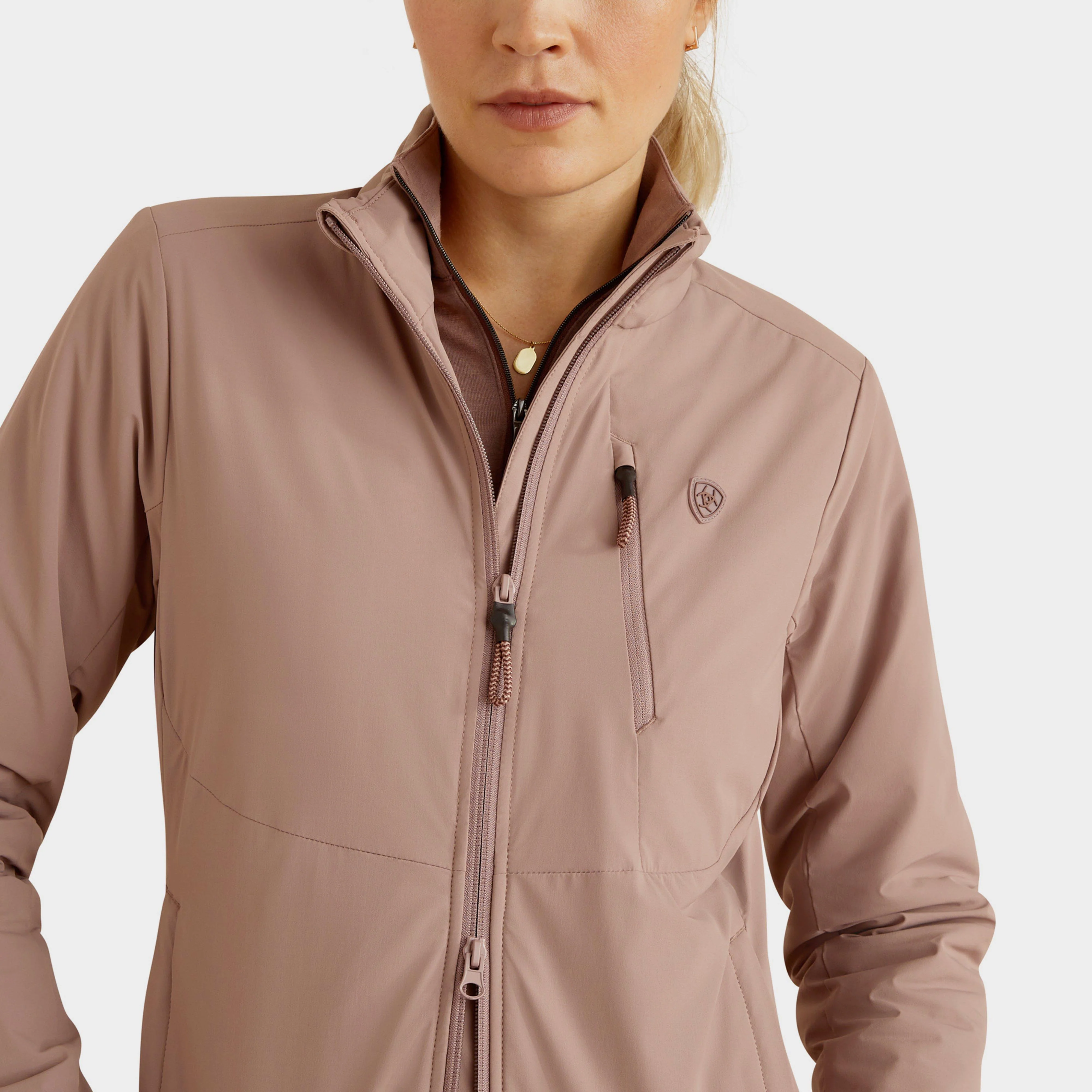 Womens Rion Stretch Shell Insulated Jacket Twilight Mauve - Image 3