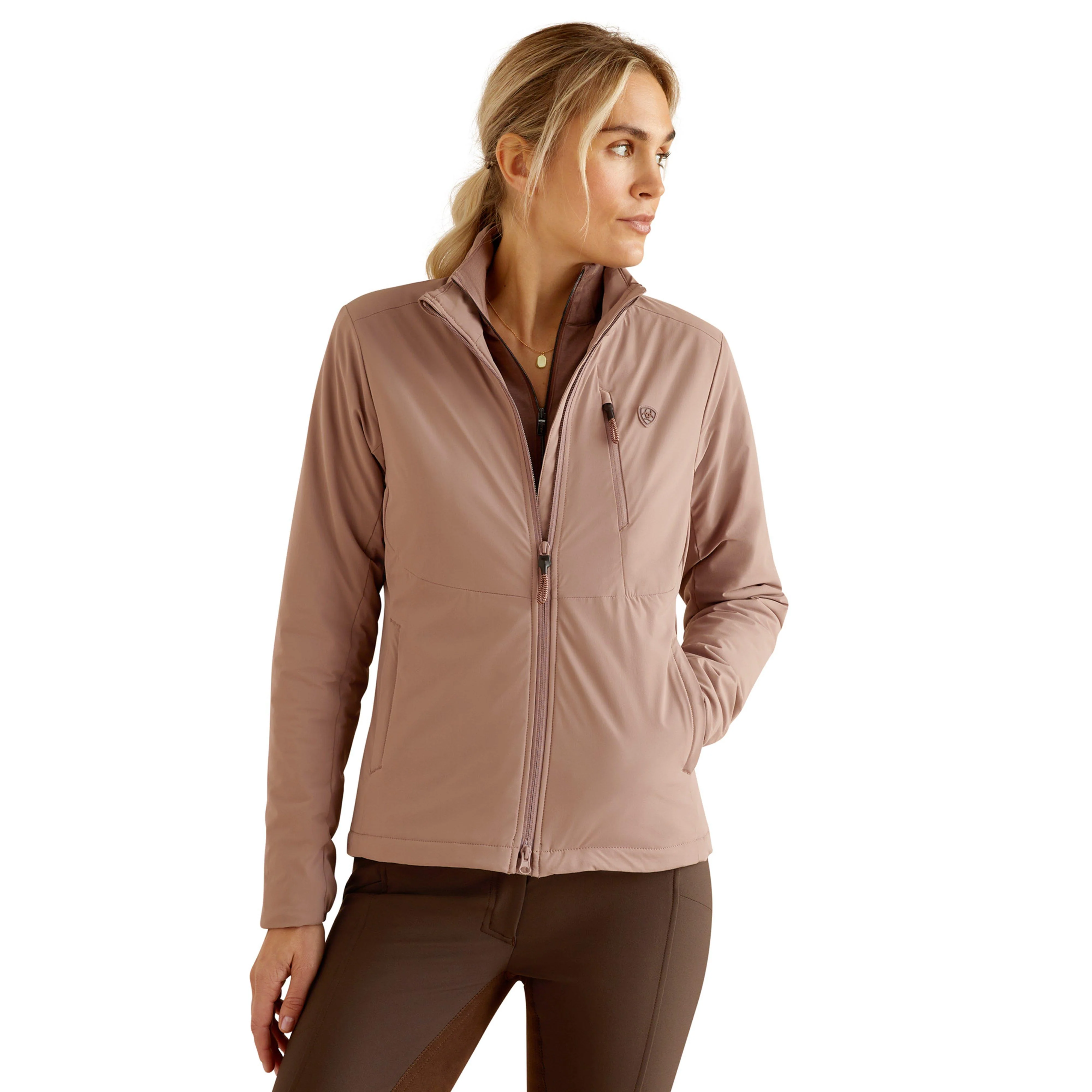 Womens Rion Stretch Shell Insulated Jacket Twilight Mauve - Image 5