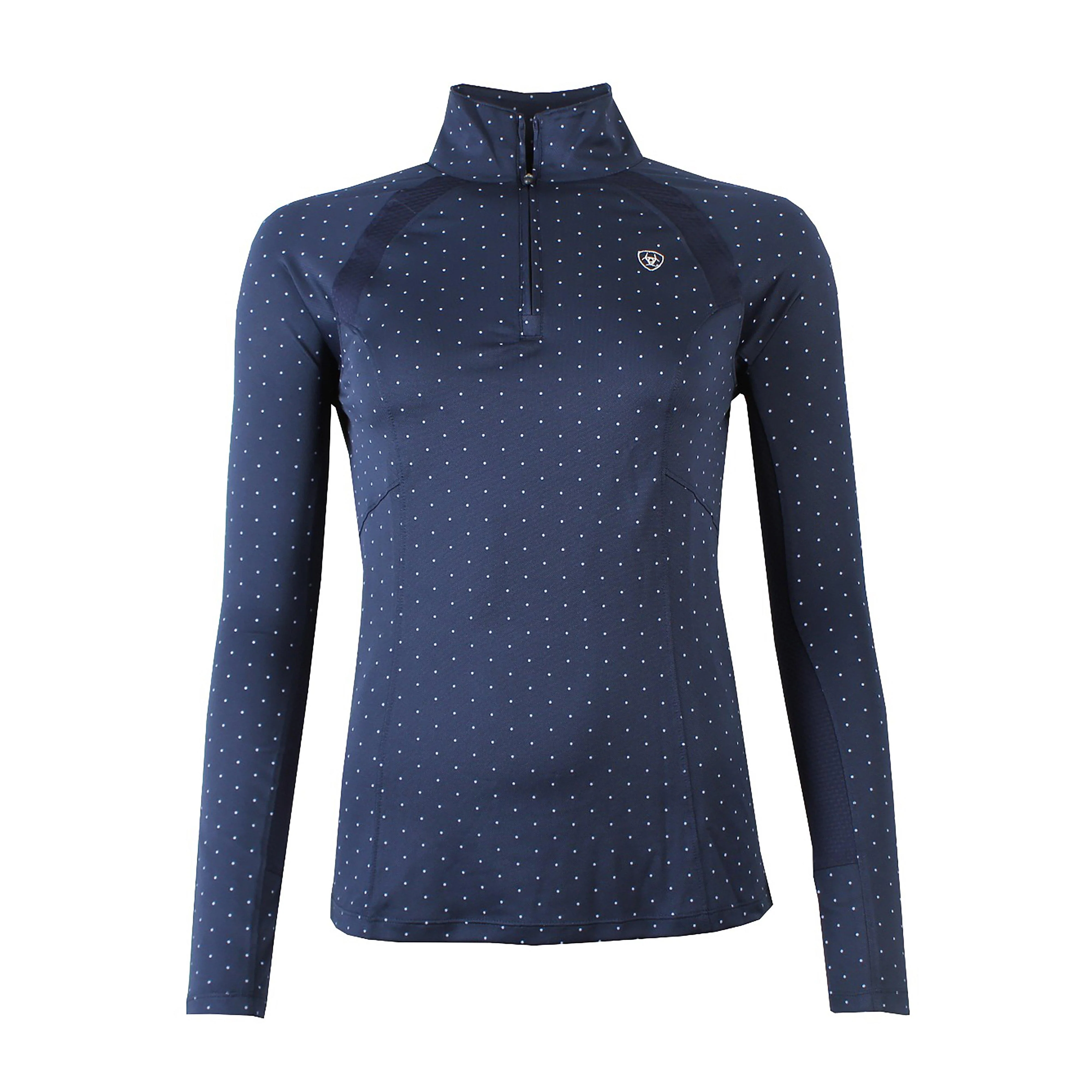 Womens Sunstopper 2.0 Baselayer Navy Dot - Image 4