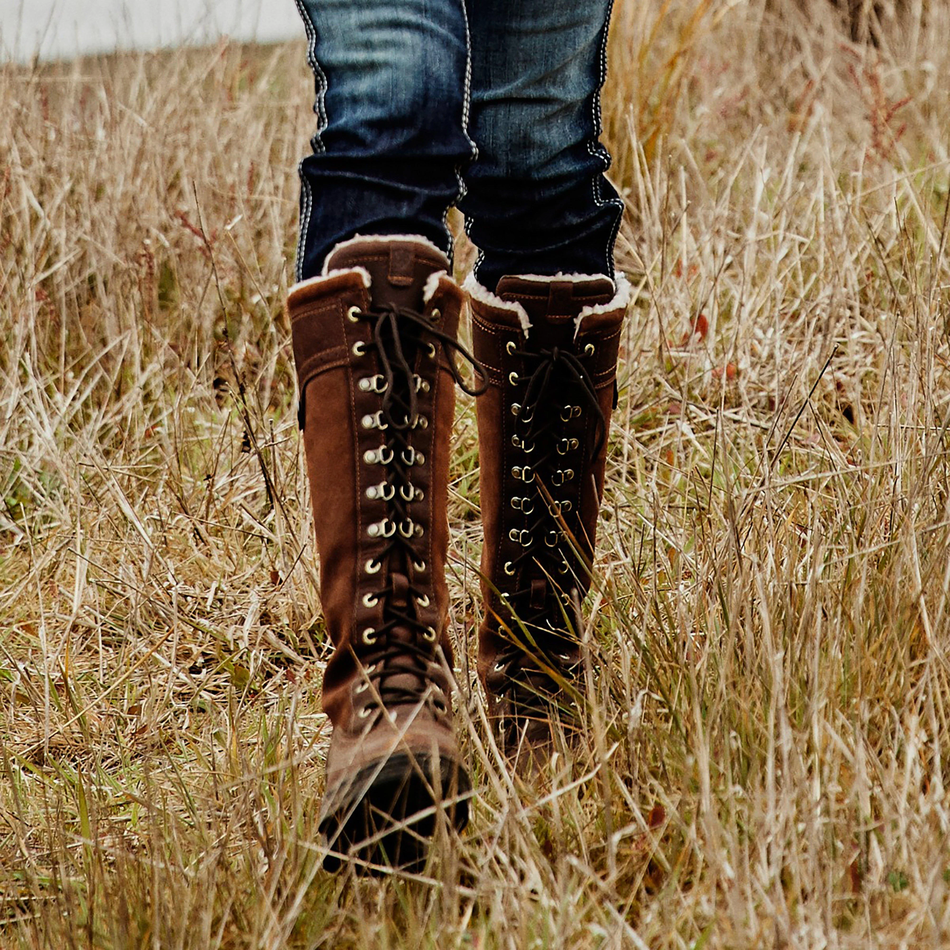 Womens Wythburn Tall H2O Boots Dark Brown - Image 15