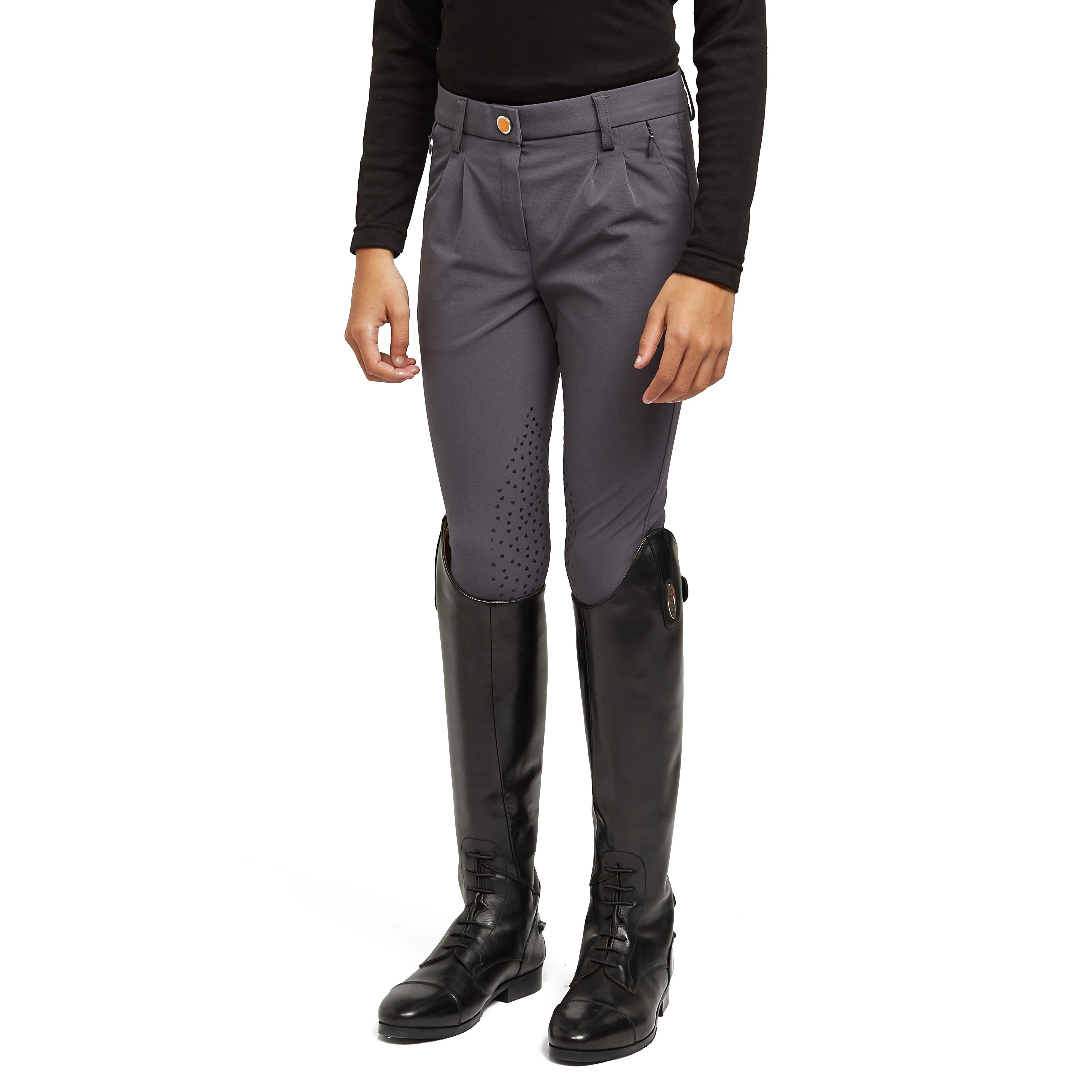 Boys Walton Knee Patch Breeches Grey - Image 7