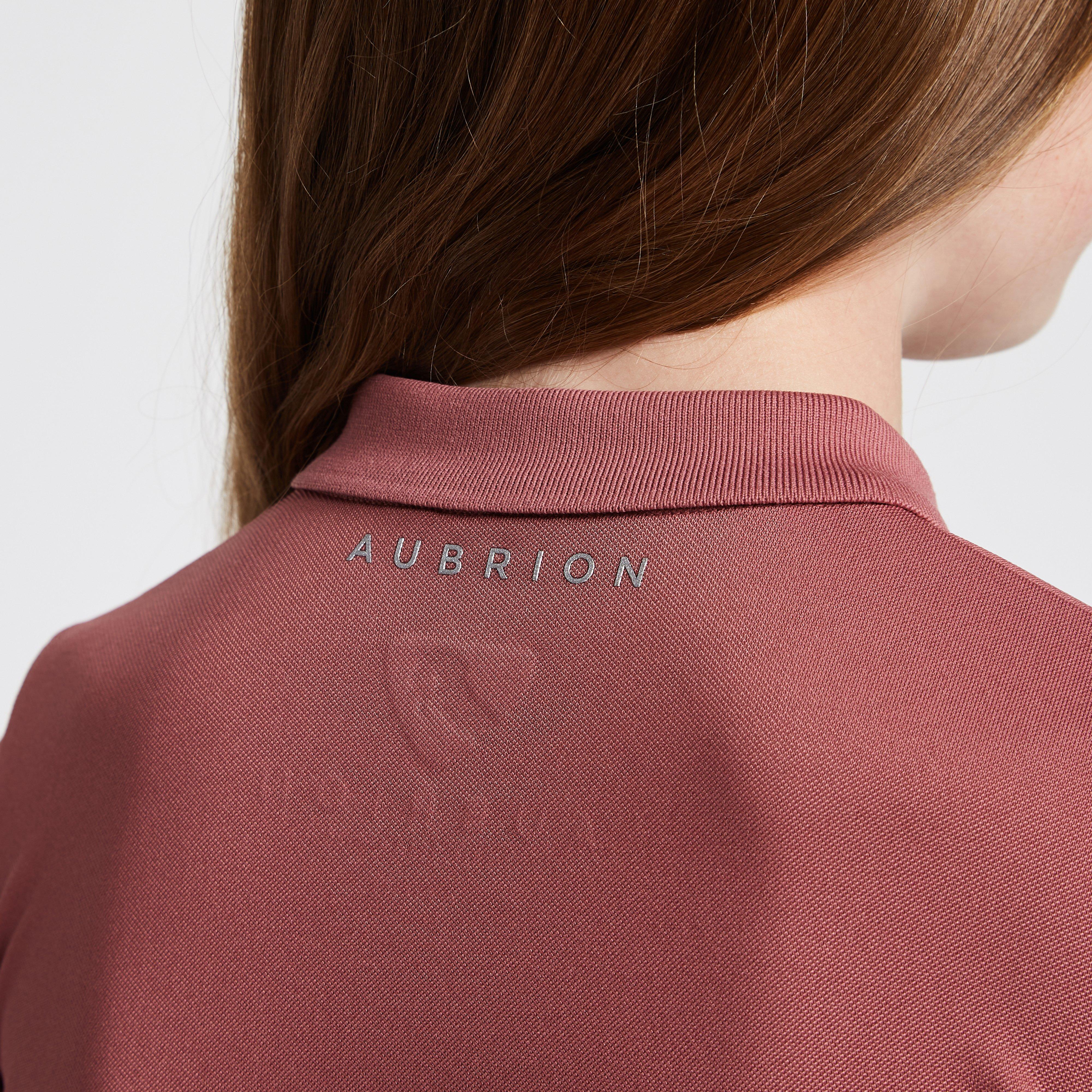 Childs Parsons Tech Polo Shirt Dusky Pink - Image 5