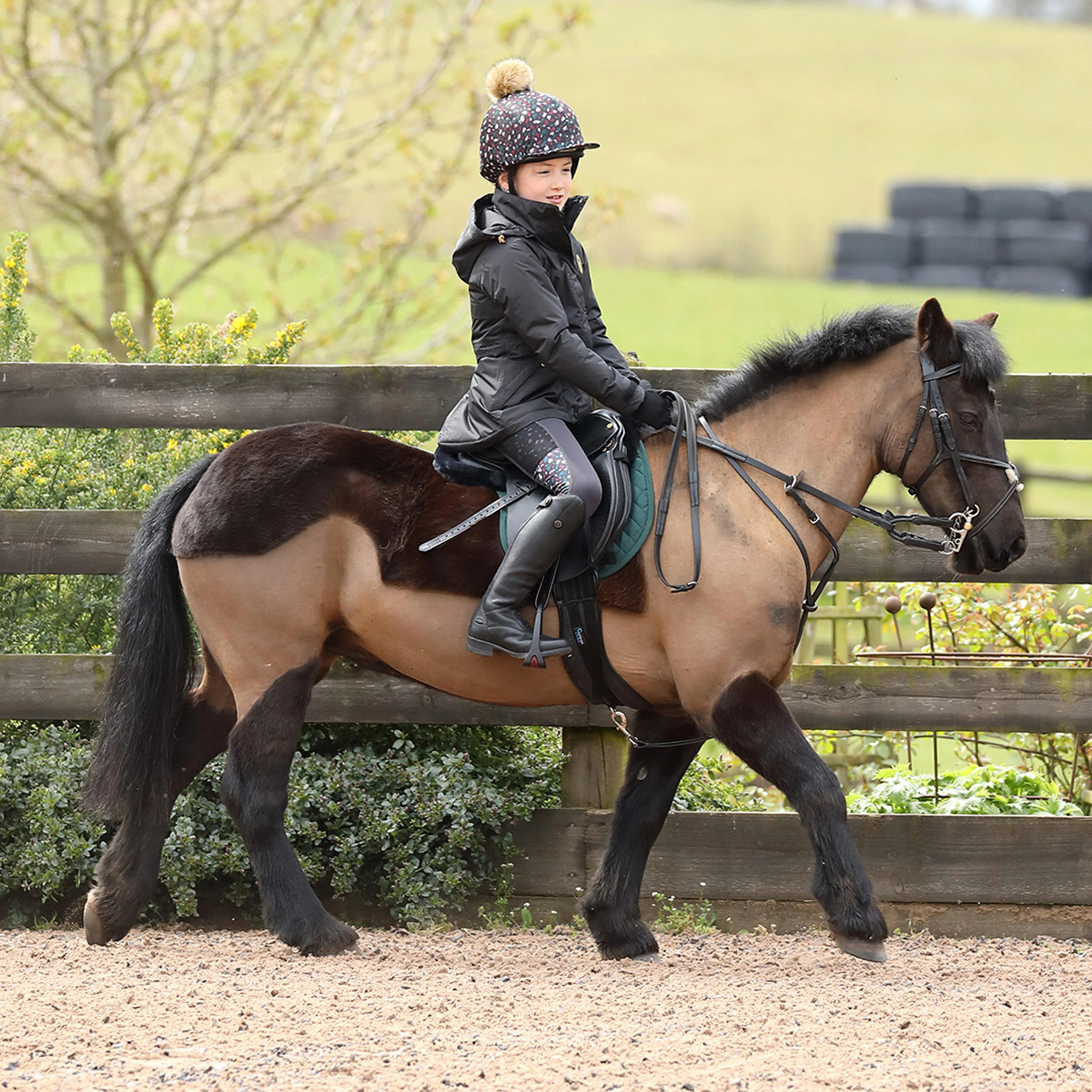 Kids Woodford Coat Charcoal - Image 5