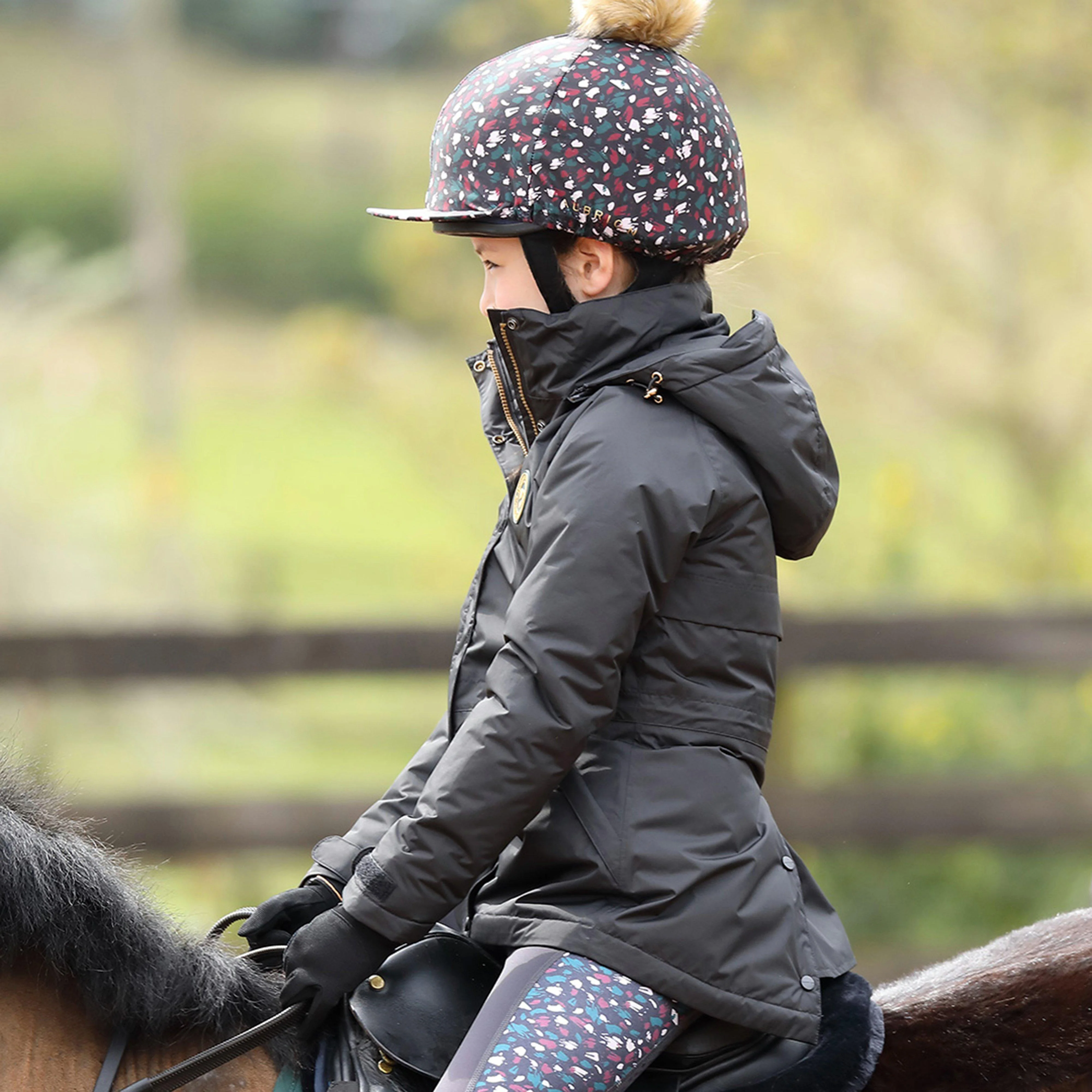 Kids Woodford Coat Charcoal - Image 8