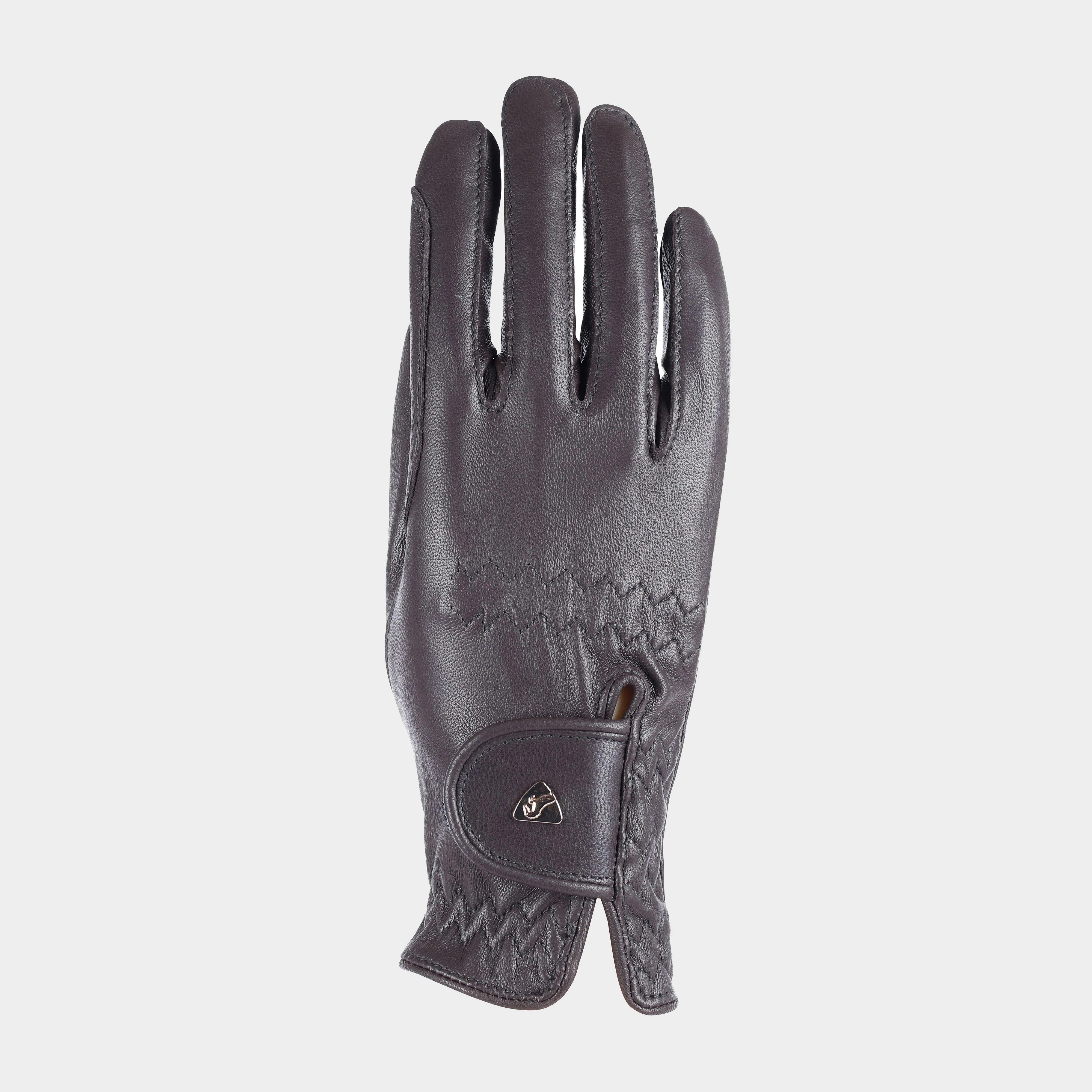 Leather Riding Gloves Brown - Image 2