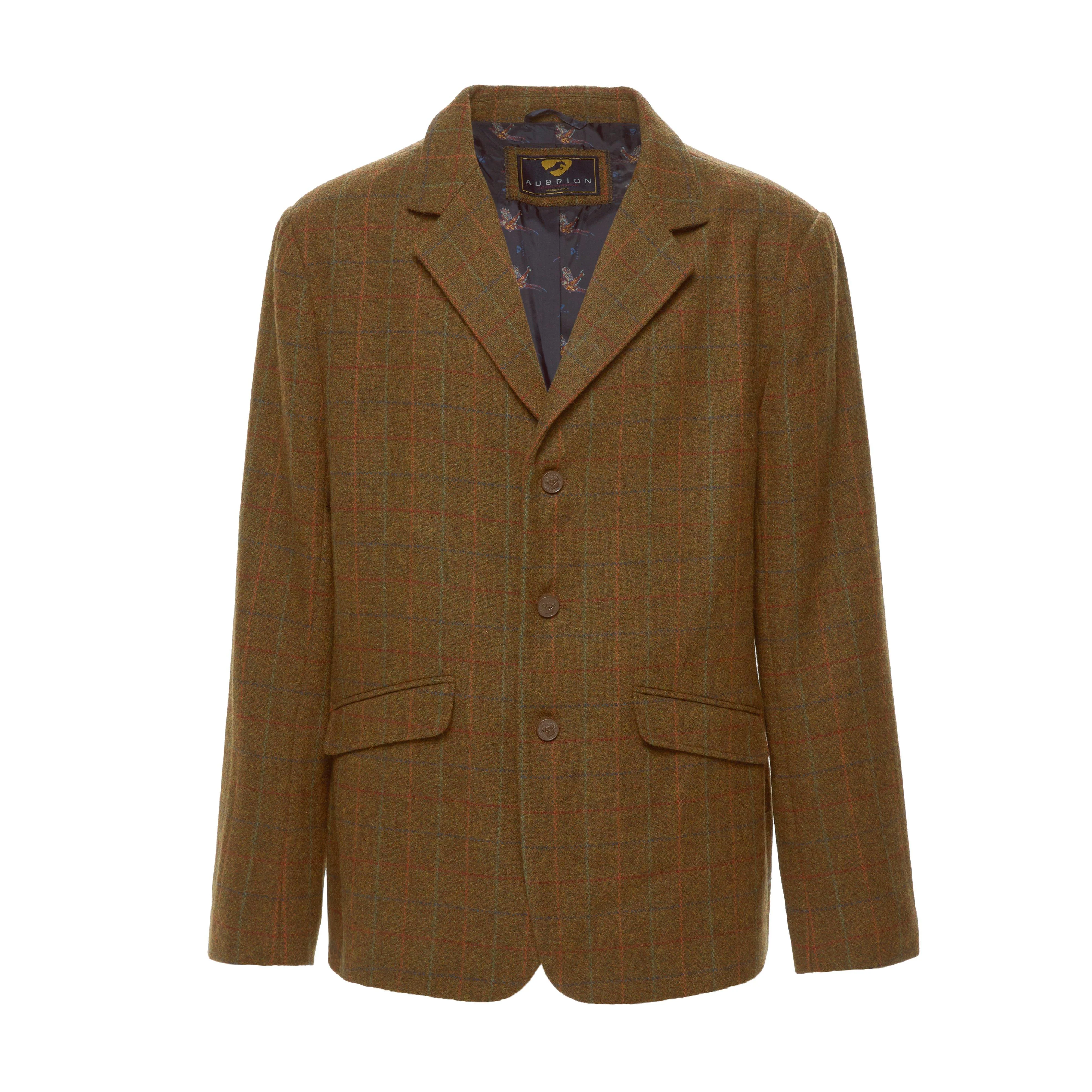 Mens Saratoga Show Jacket Rust Check - Image 7