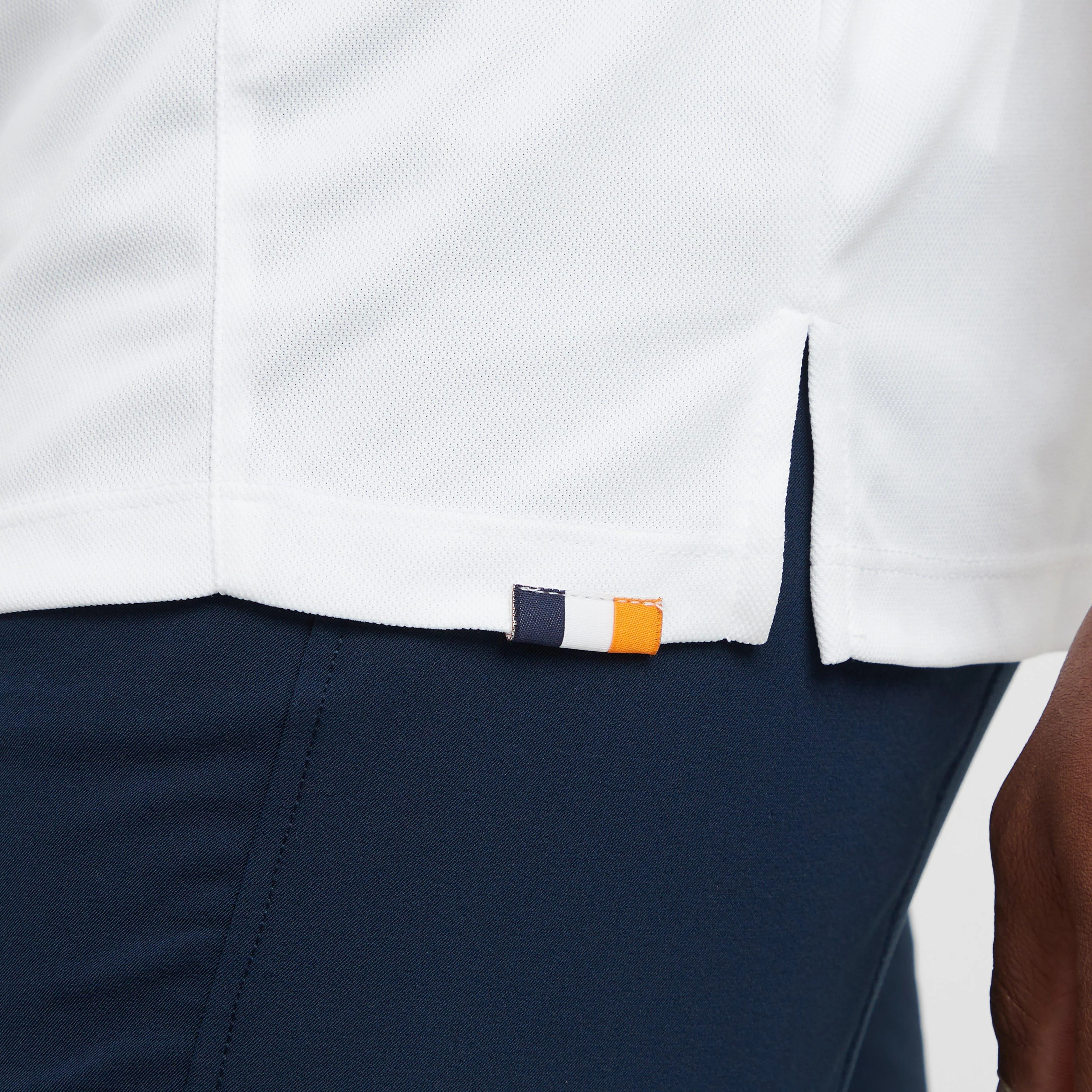 Mens Short Sleeved Tie Show Shirt White - Image 5