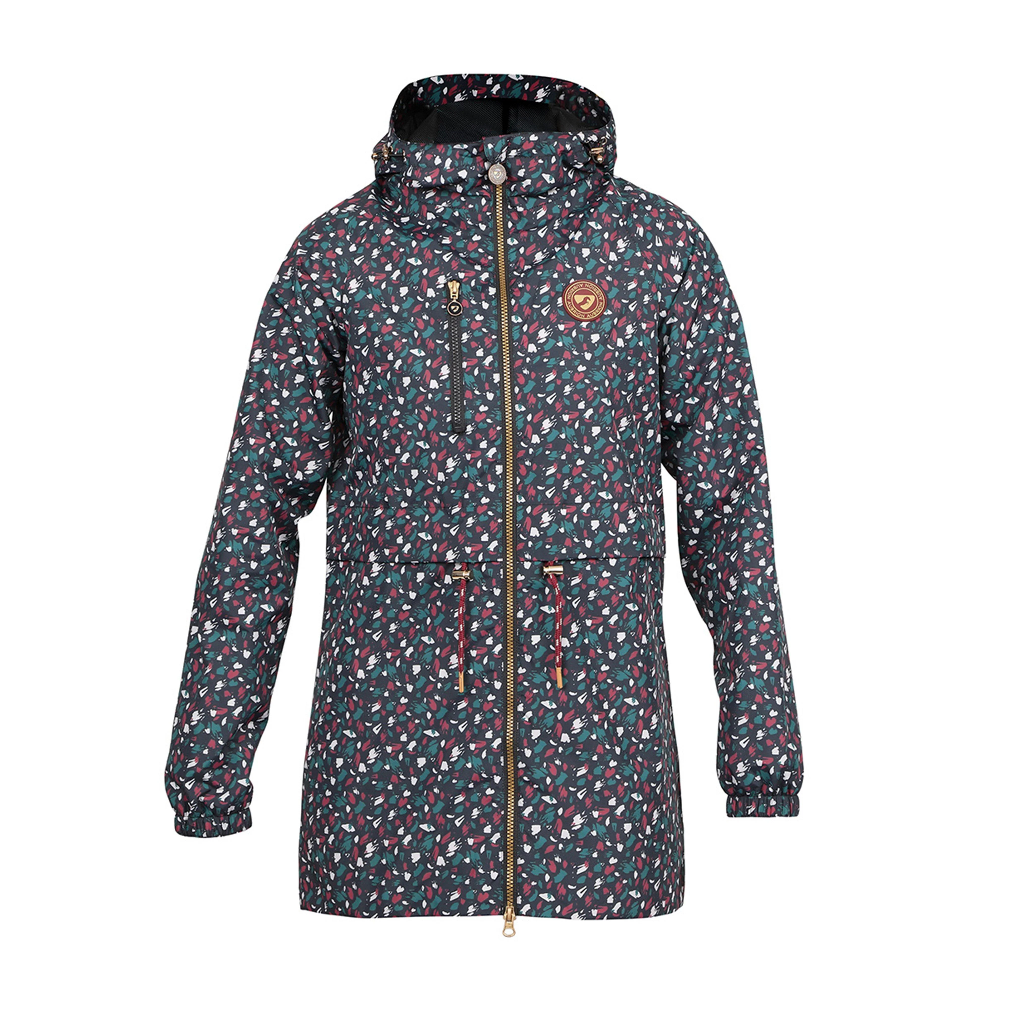 Womens Hackney Rain Jacket Brushed Stroke - Image 8