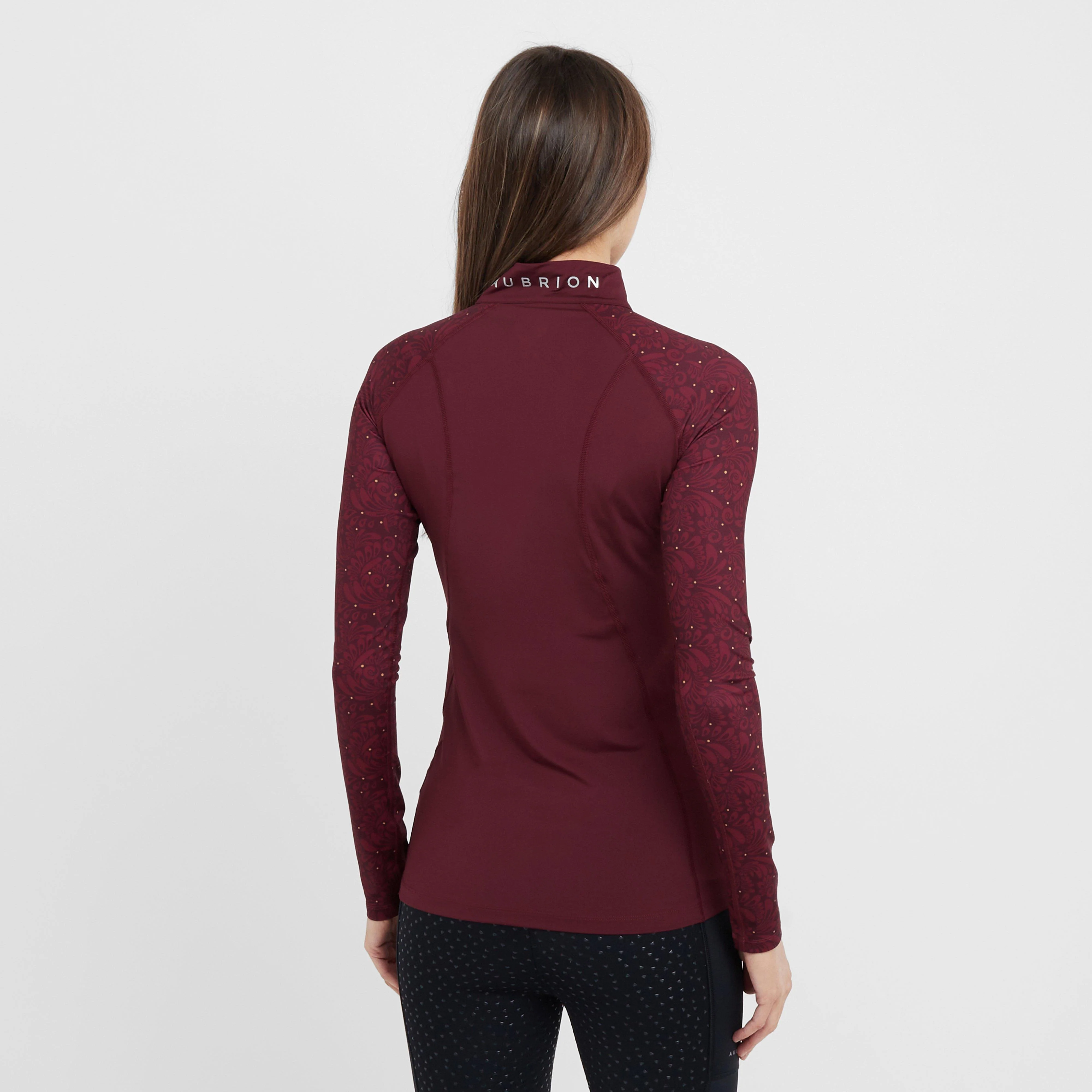 Womens Hyde Park Base Layer Red Paisley - Image 2