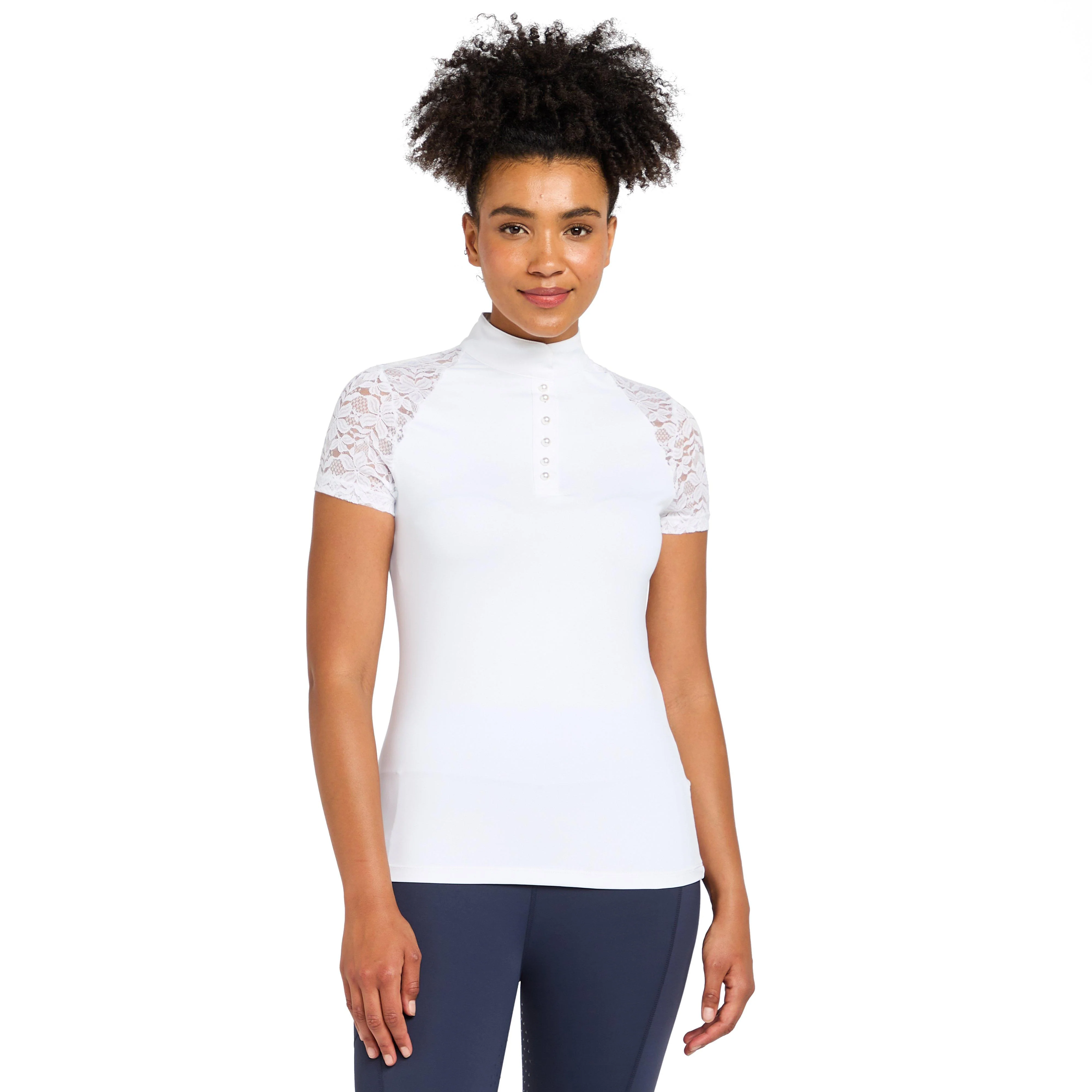 Womens Moorgate Show Shirt White - Image 8
