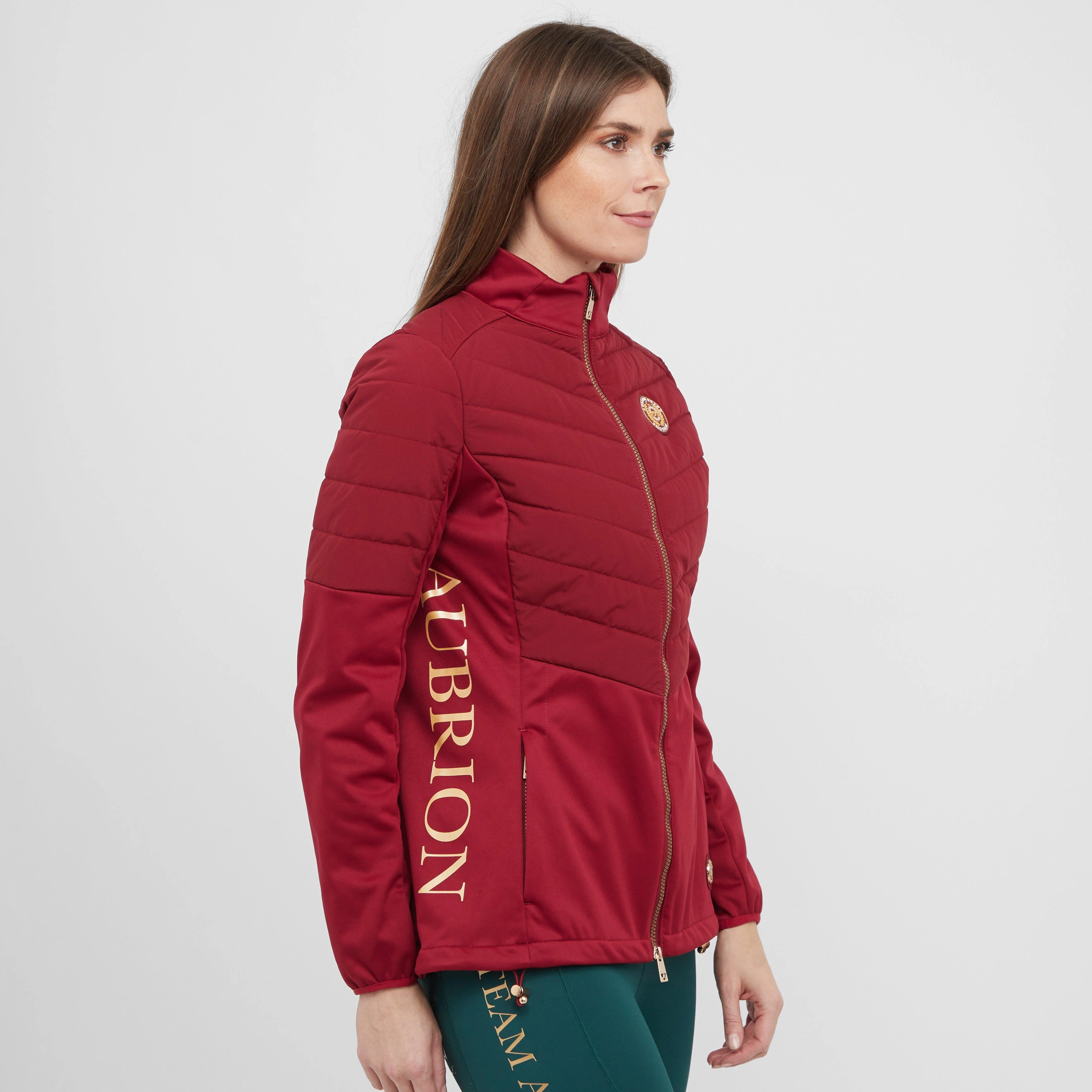 Womens Team Insulated Jacket Red - Image 5