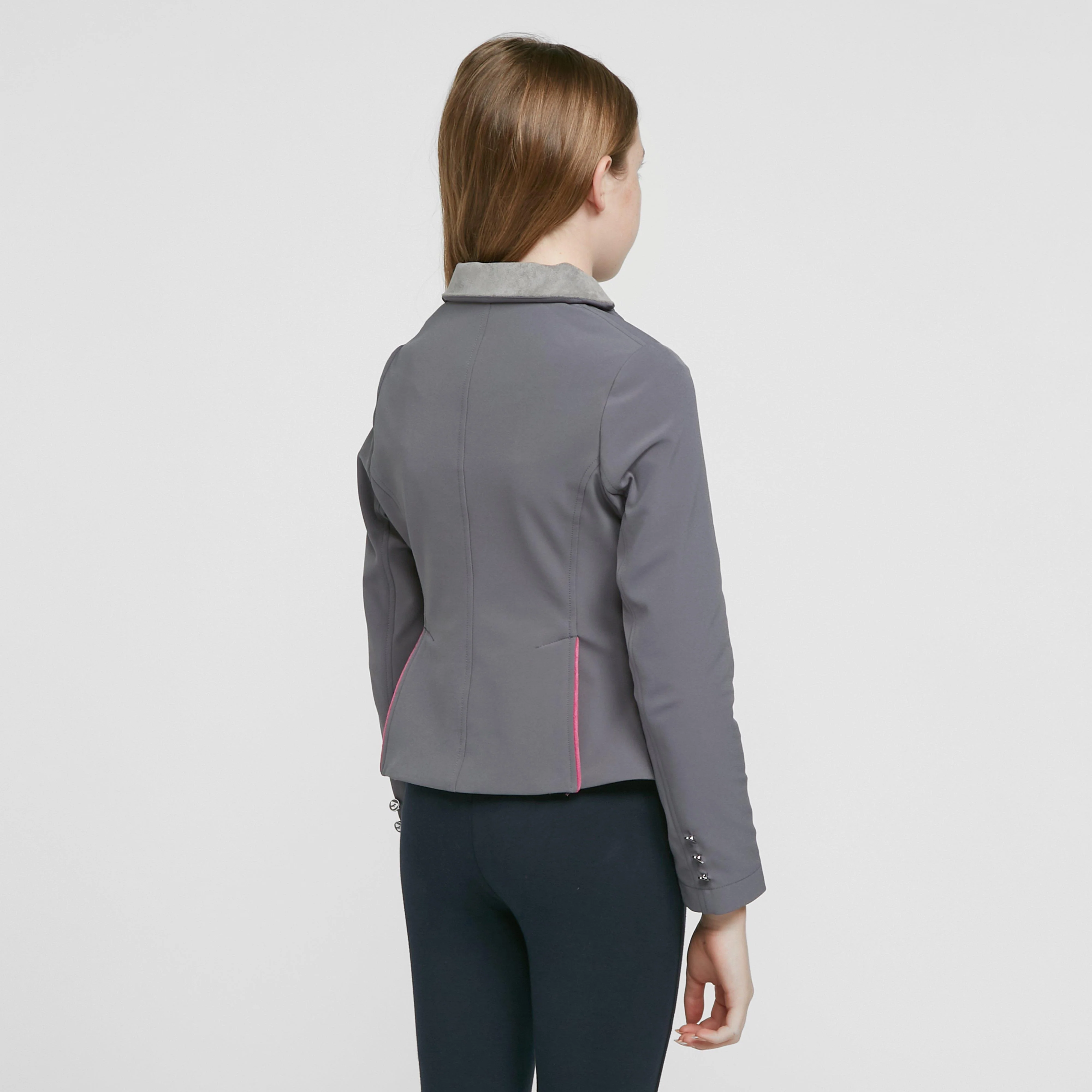 Young Rider Park Royal Show Jacket Grey - Image 2