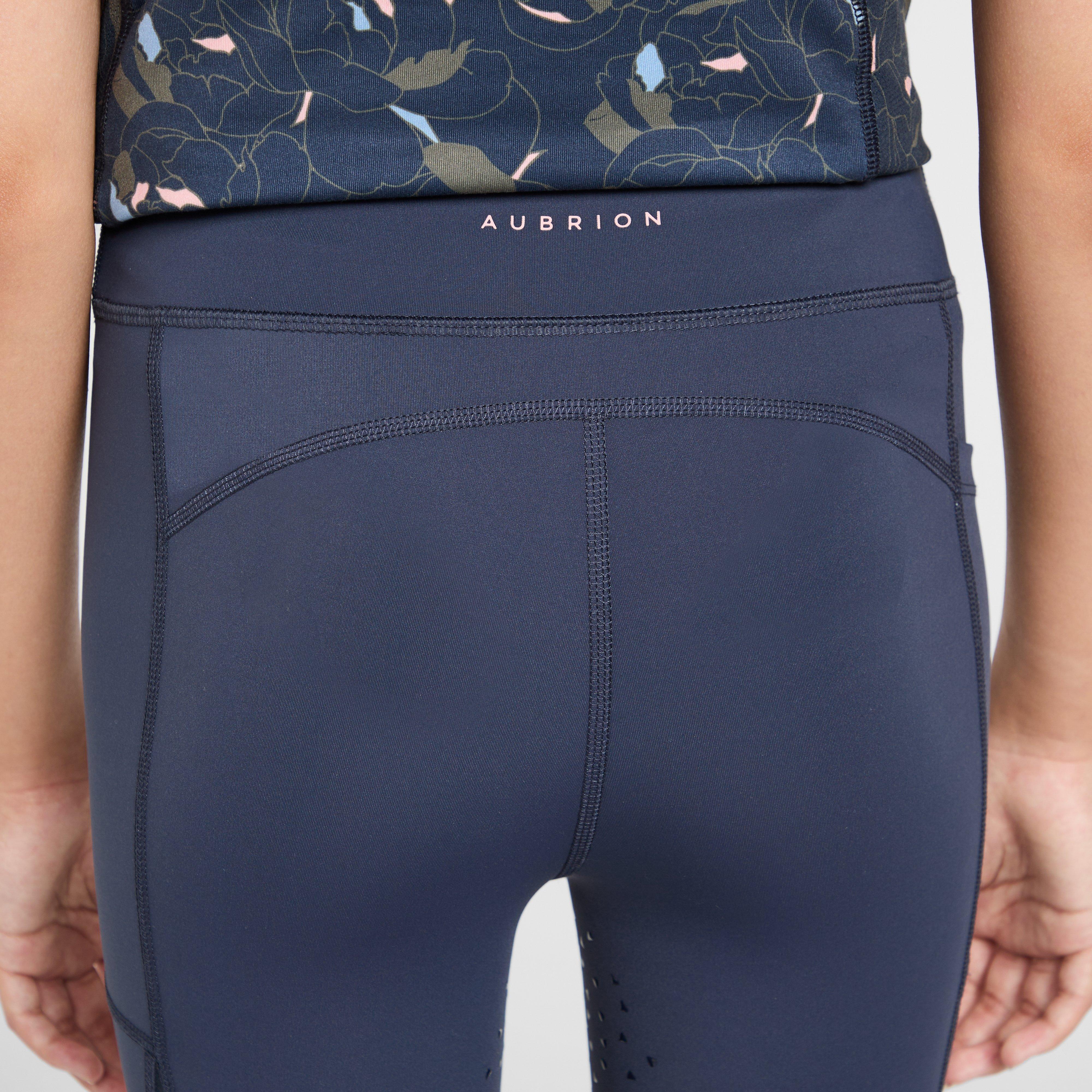 Young Rider Rhythm Riding Tights Navy - Image 6