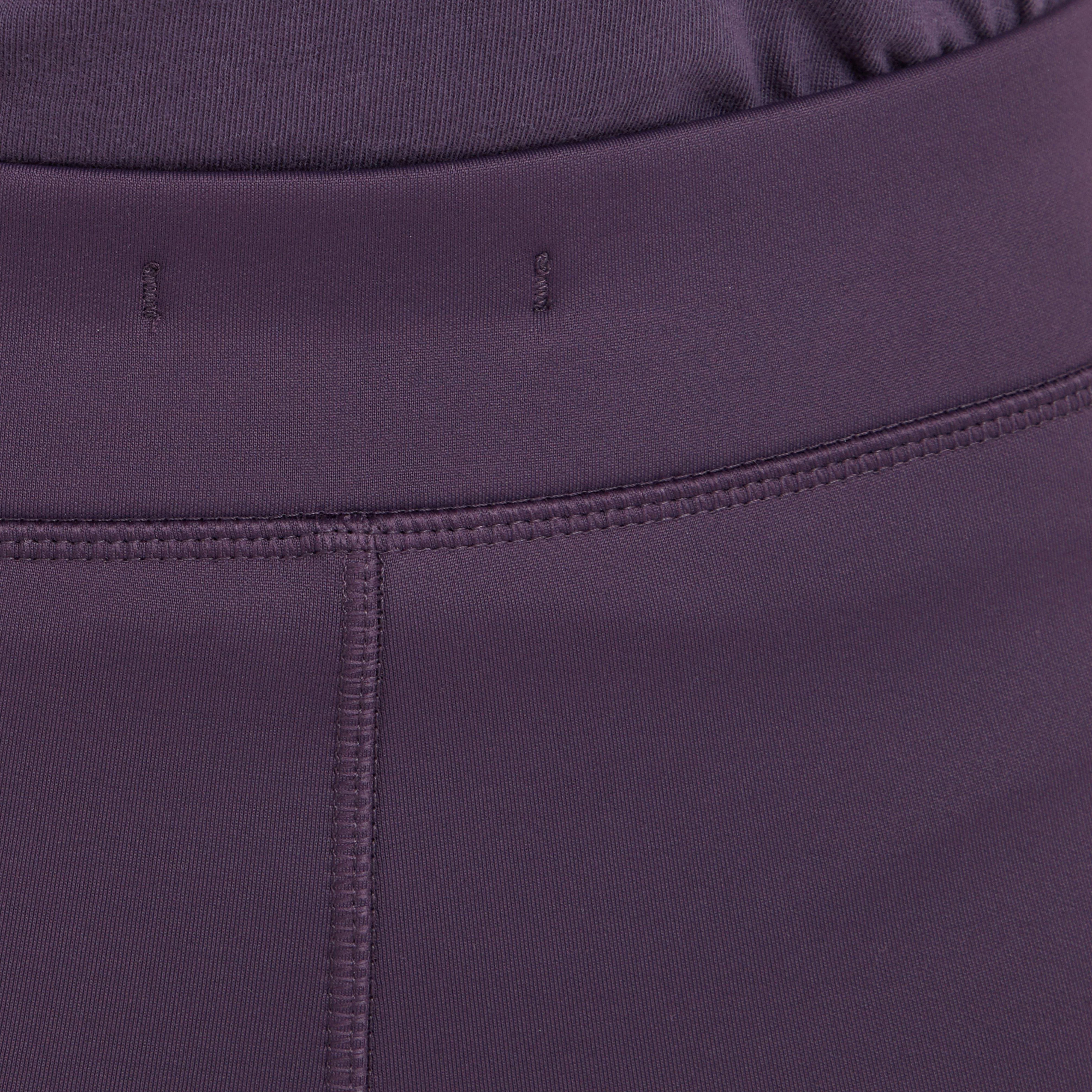 Young Rider Shield Winter Riding Tights Purple - Image 4
