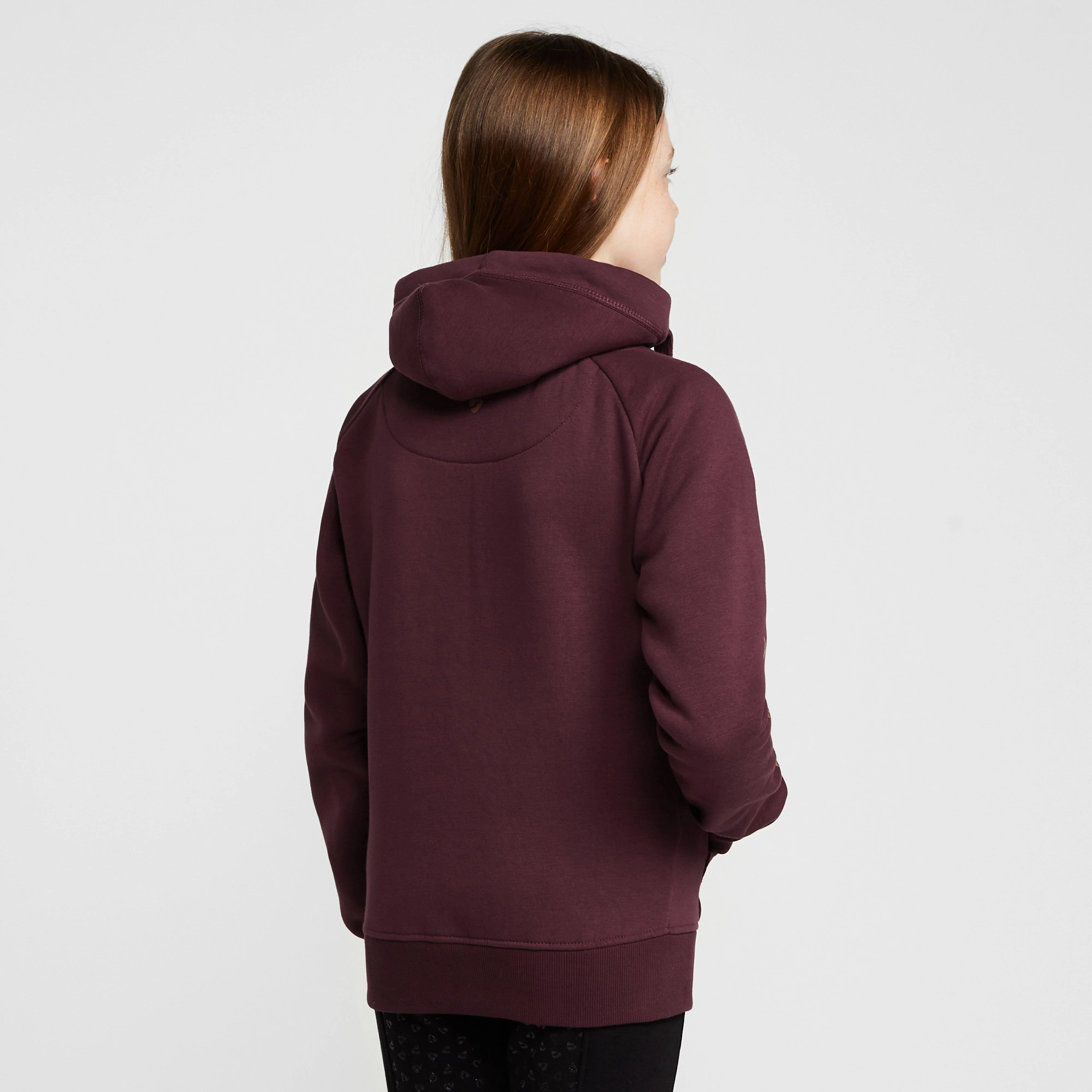 Young Rider Team Hoodie Burgundy - Image 2