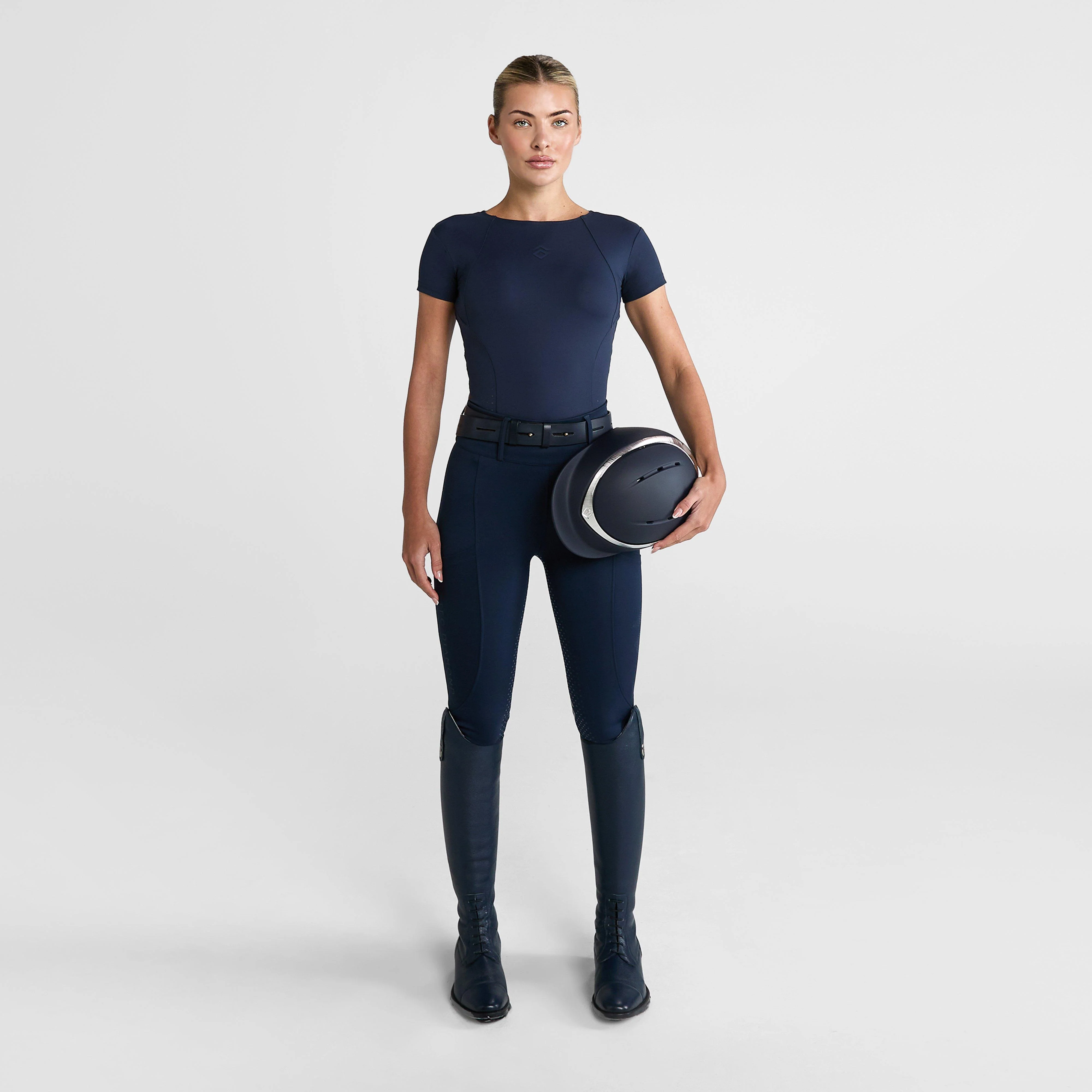 Womens Core Tech Tee Navy - Image 4