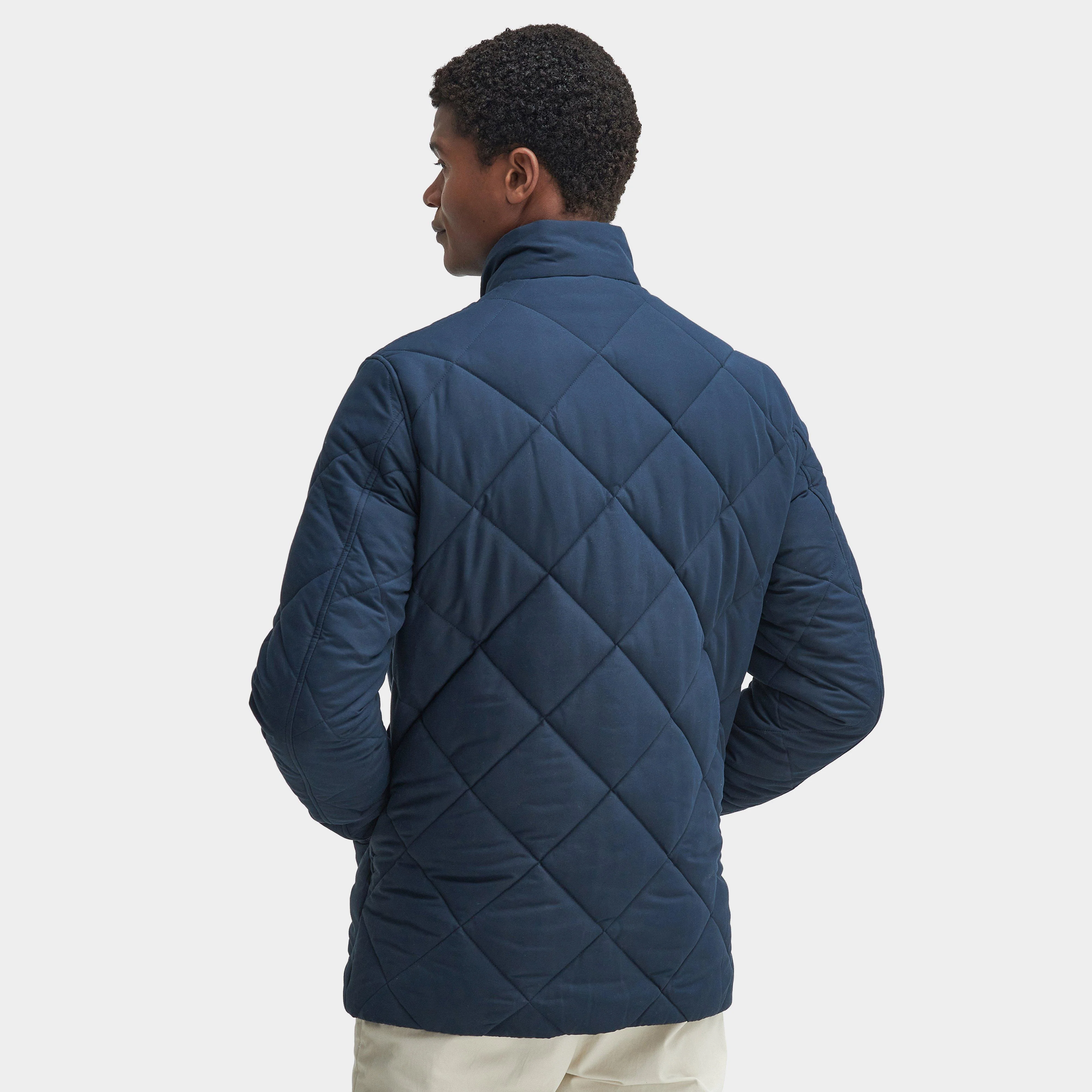 Barbour Mens City Chelsea Quilted Jacket Navy - Image 2