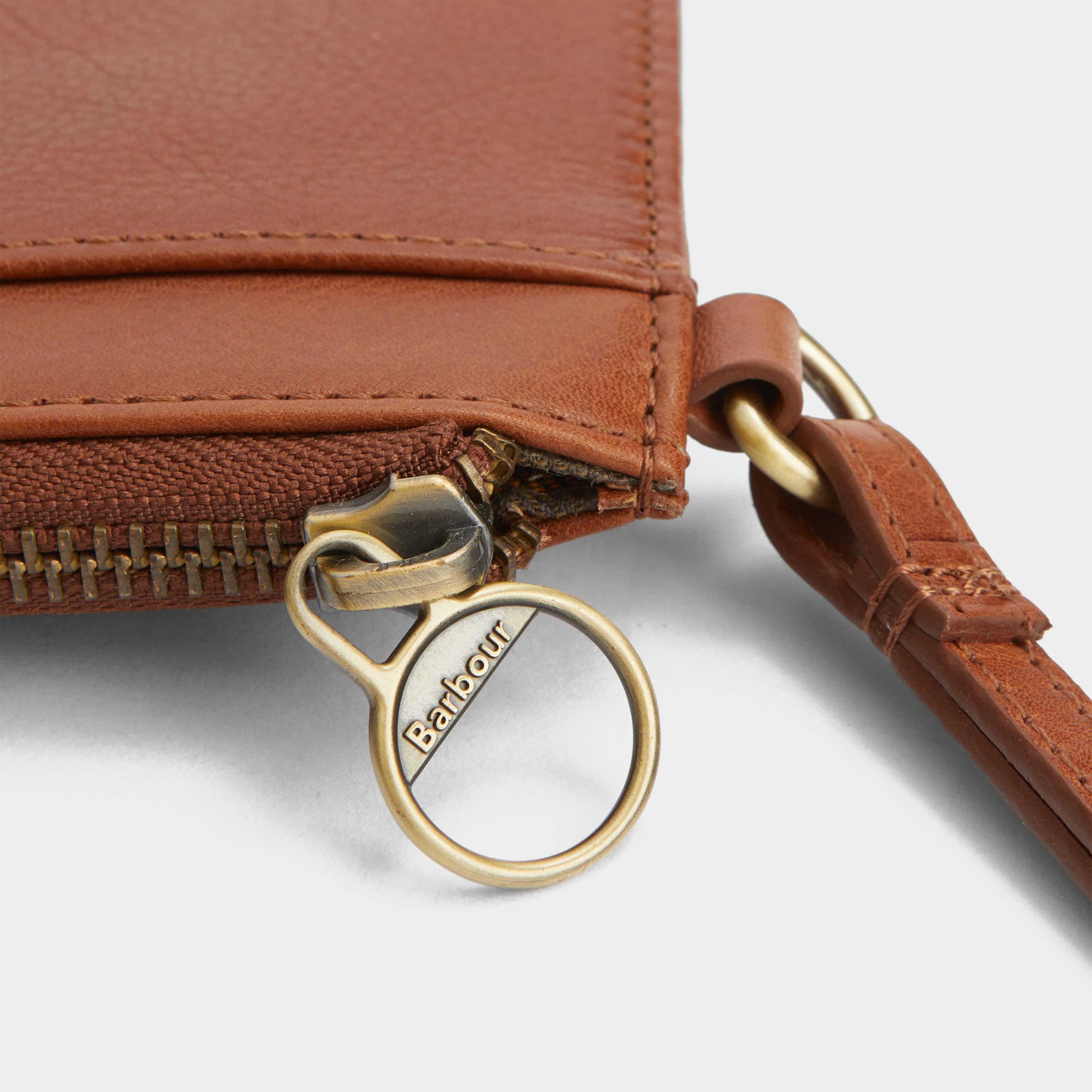 Laire Leather Wristlet Purse Brown - Image 5