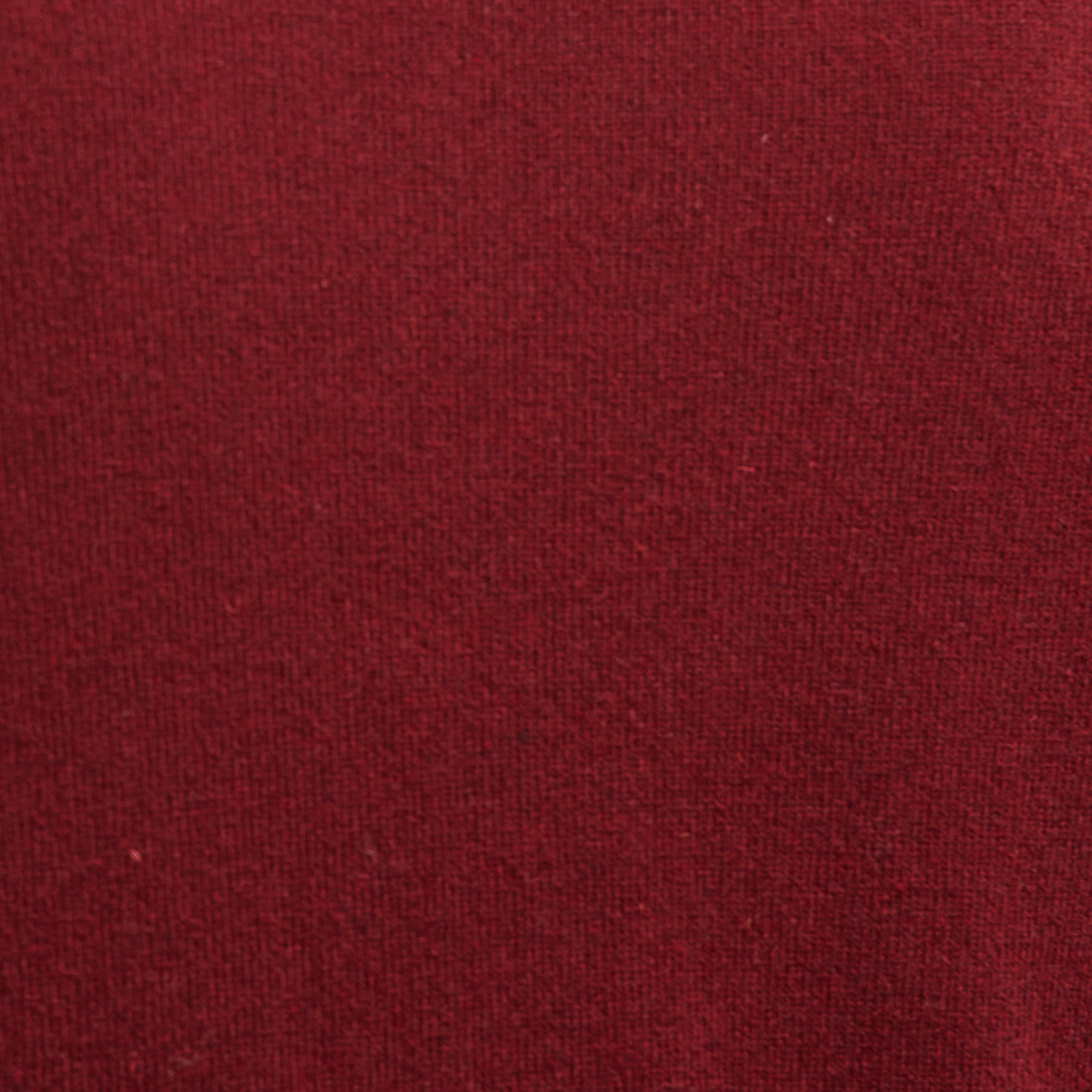 Mens Essential Lambswool Crew Neck Sweatshirt Ruby - Image 6