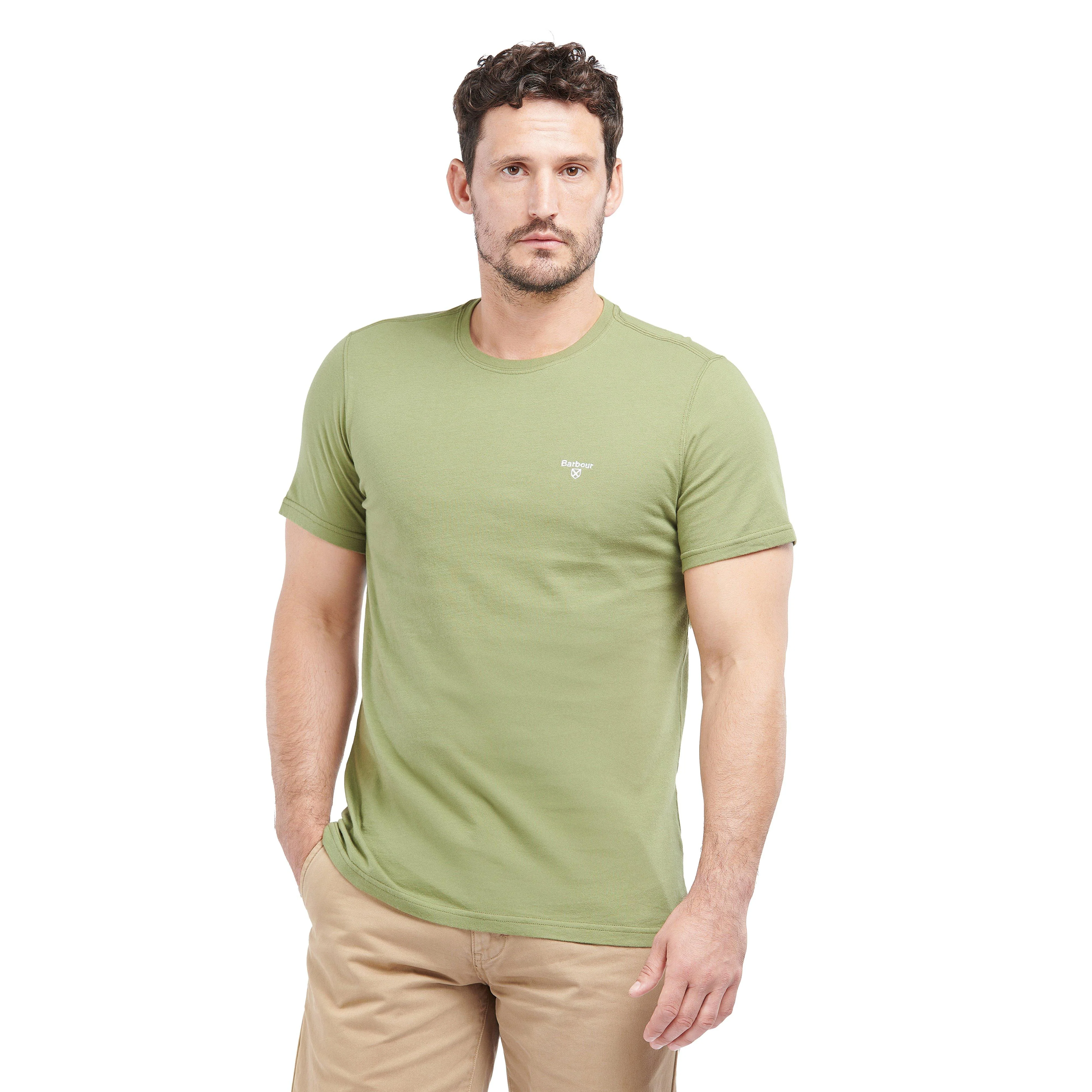 Mens Essential Sports T-Shirt Burnt Olive - Image 6
