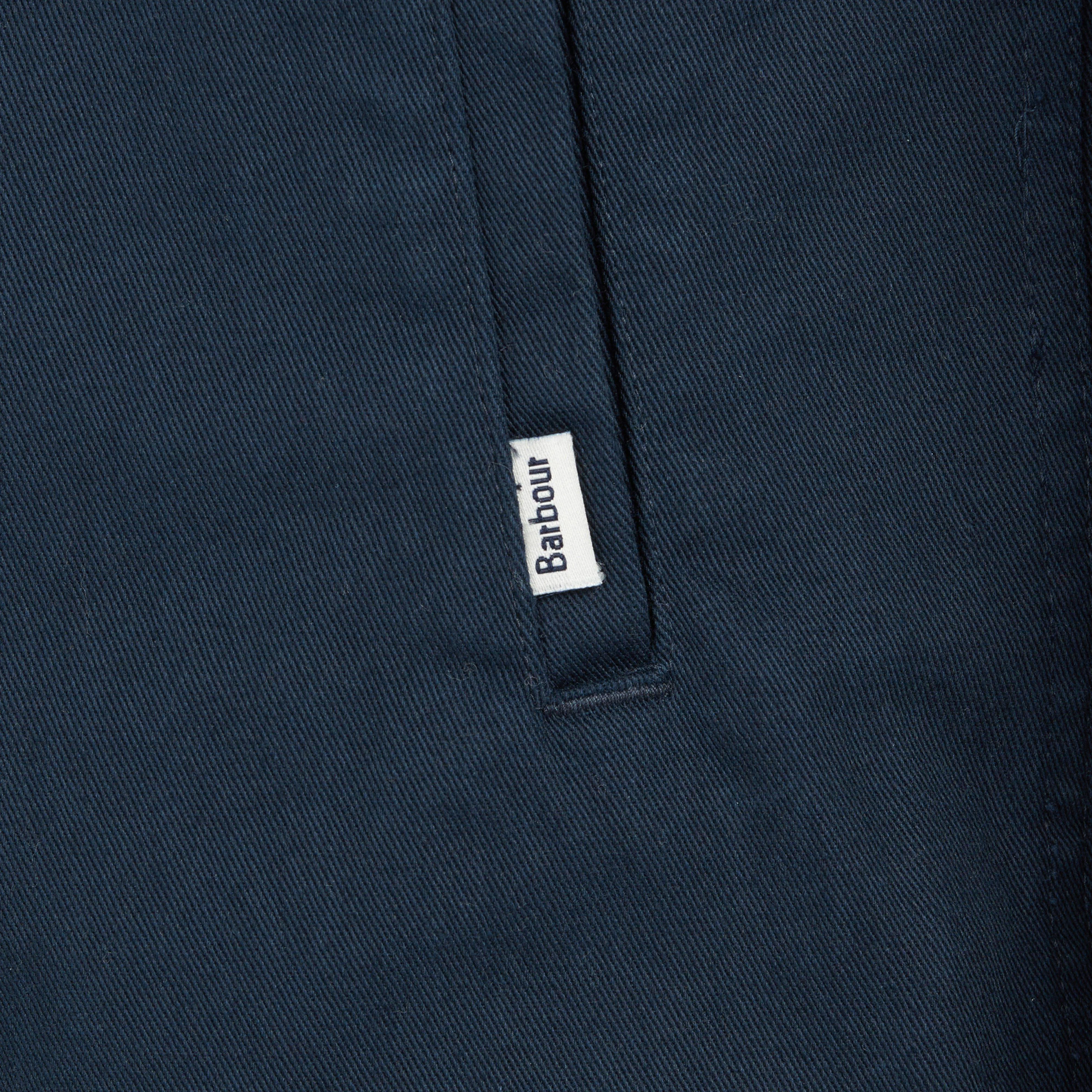 Mens Essential Twill Overshirt Navy - Image 6