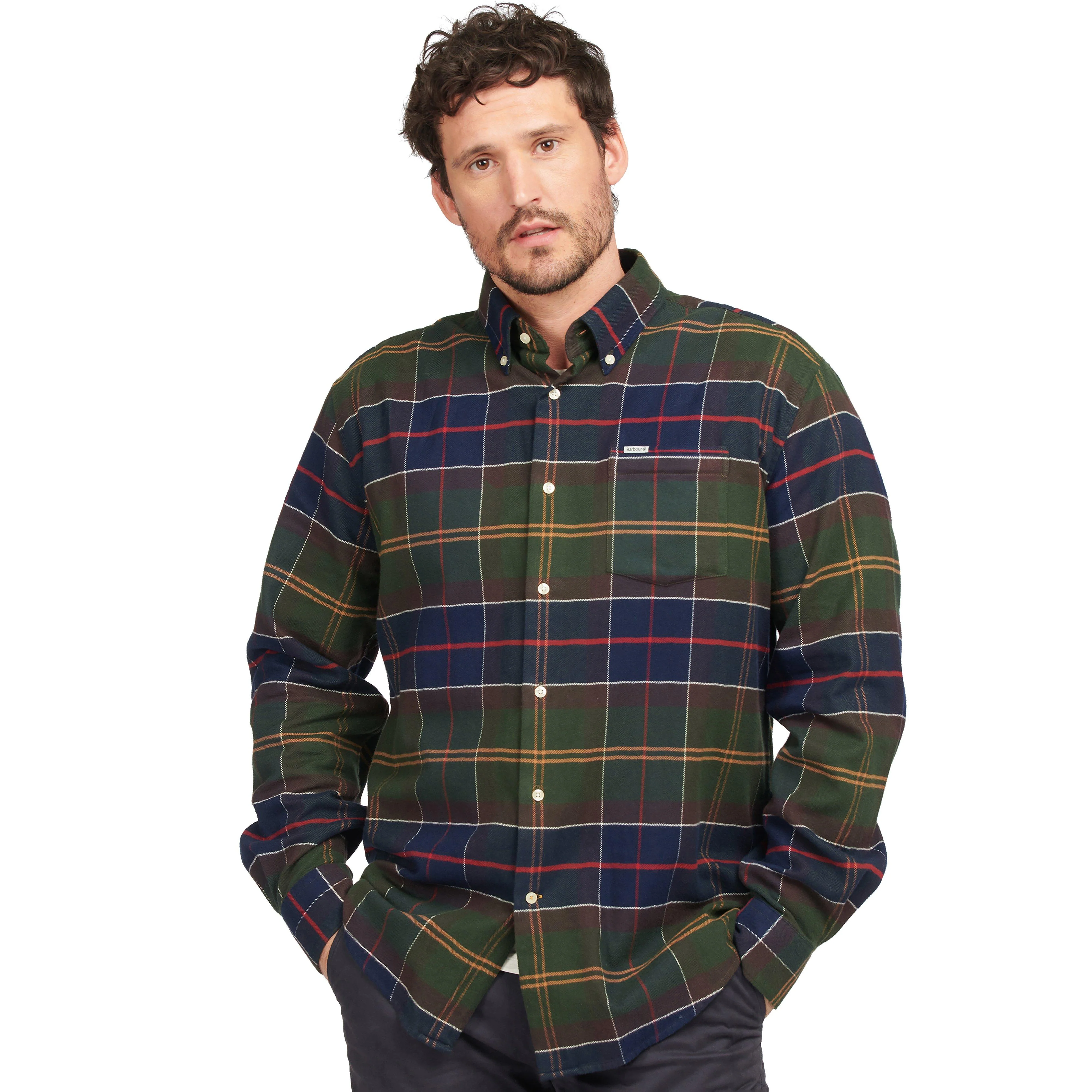 Mens Hogside Regular Tartan Shirt Classic Tartan - Image 5