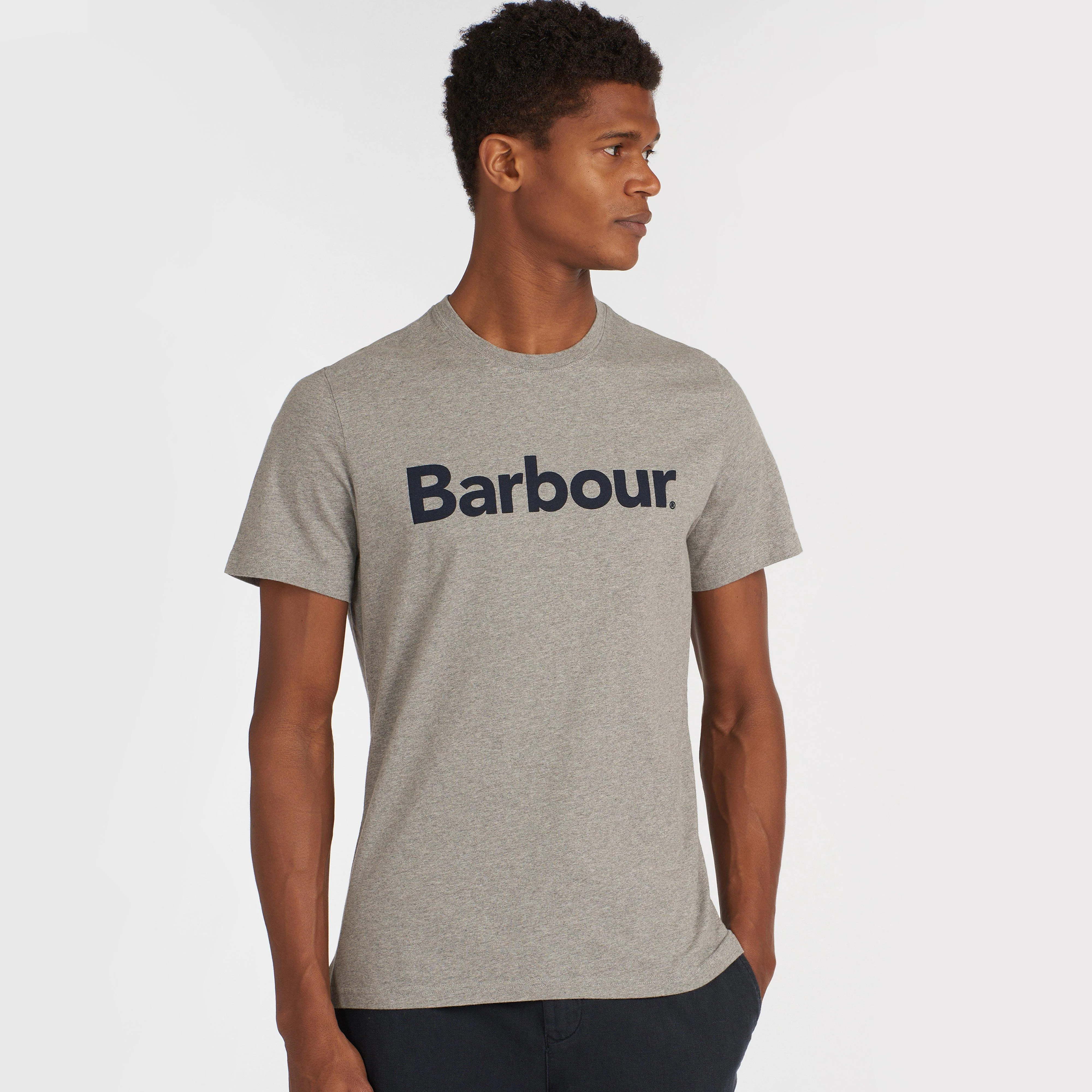 Mens Logo T-Shirt New Grey - Image 3