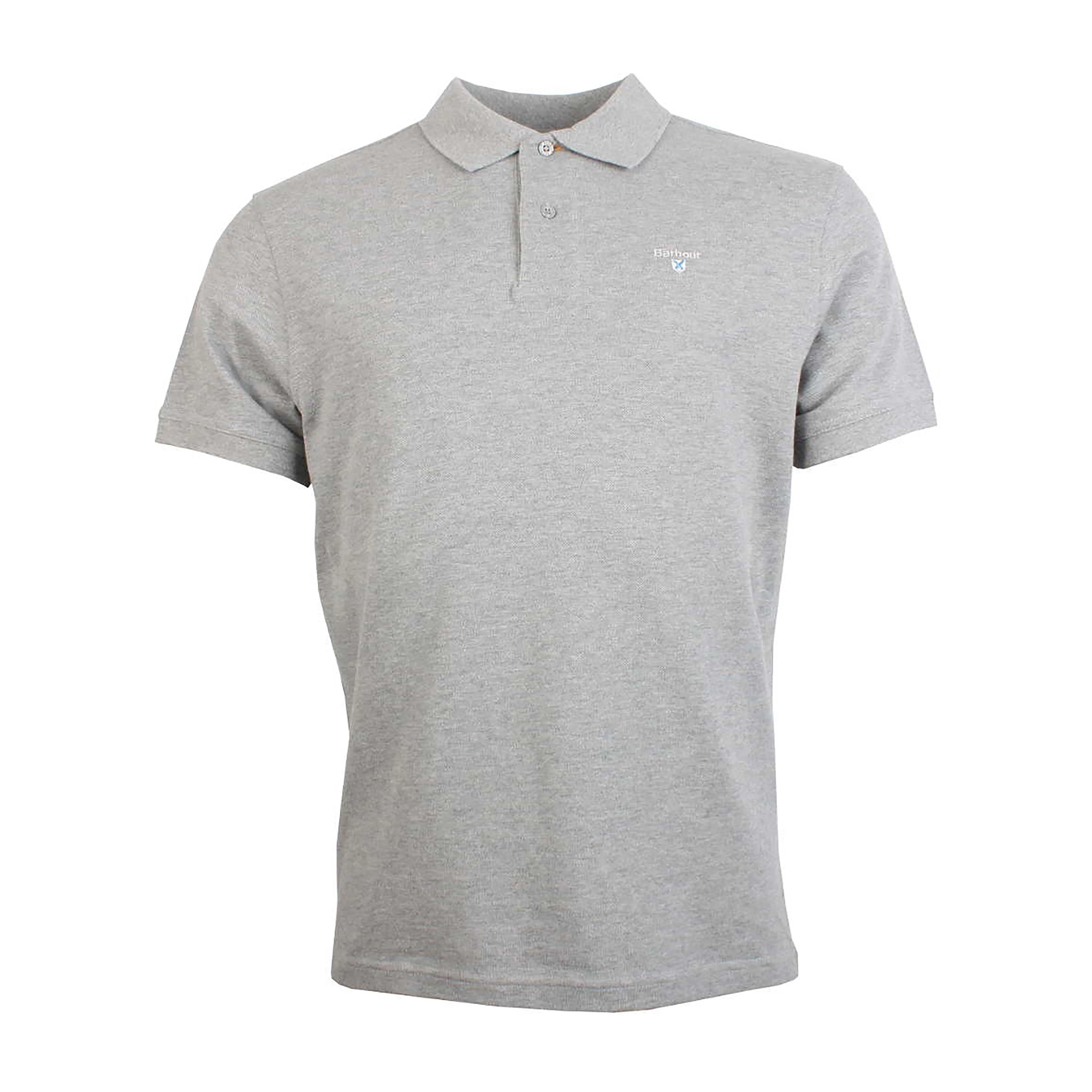 Mens Sports Polo Grey Marl - Image 8
