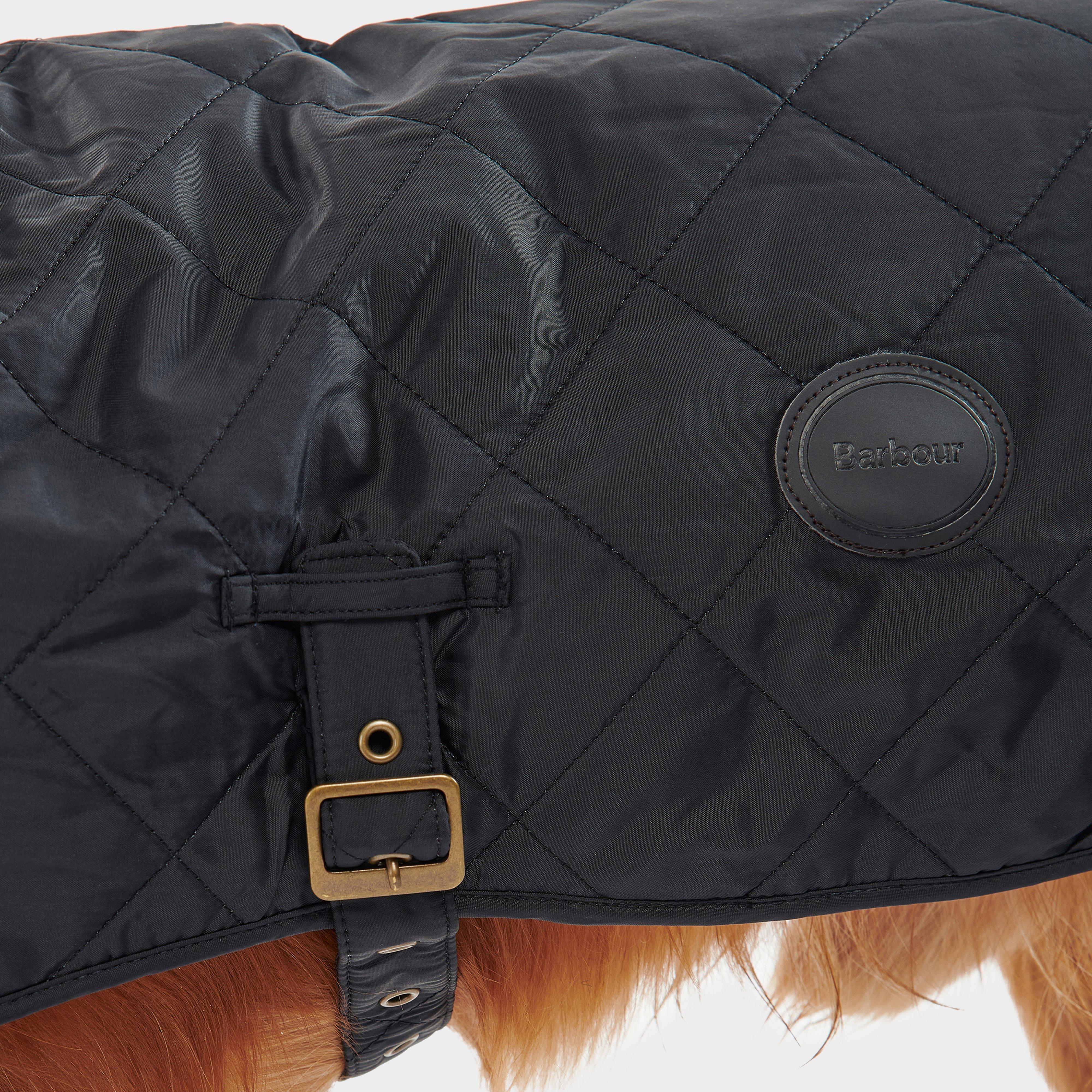 Quilted Dog Coat Black - Image 7