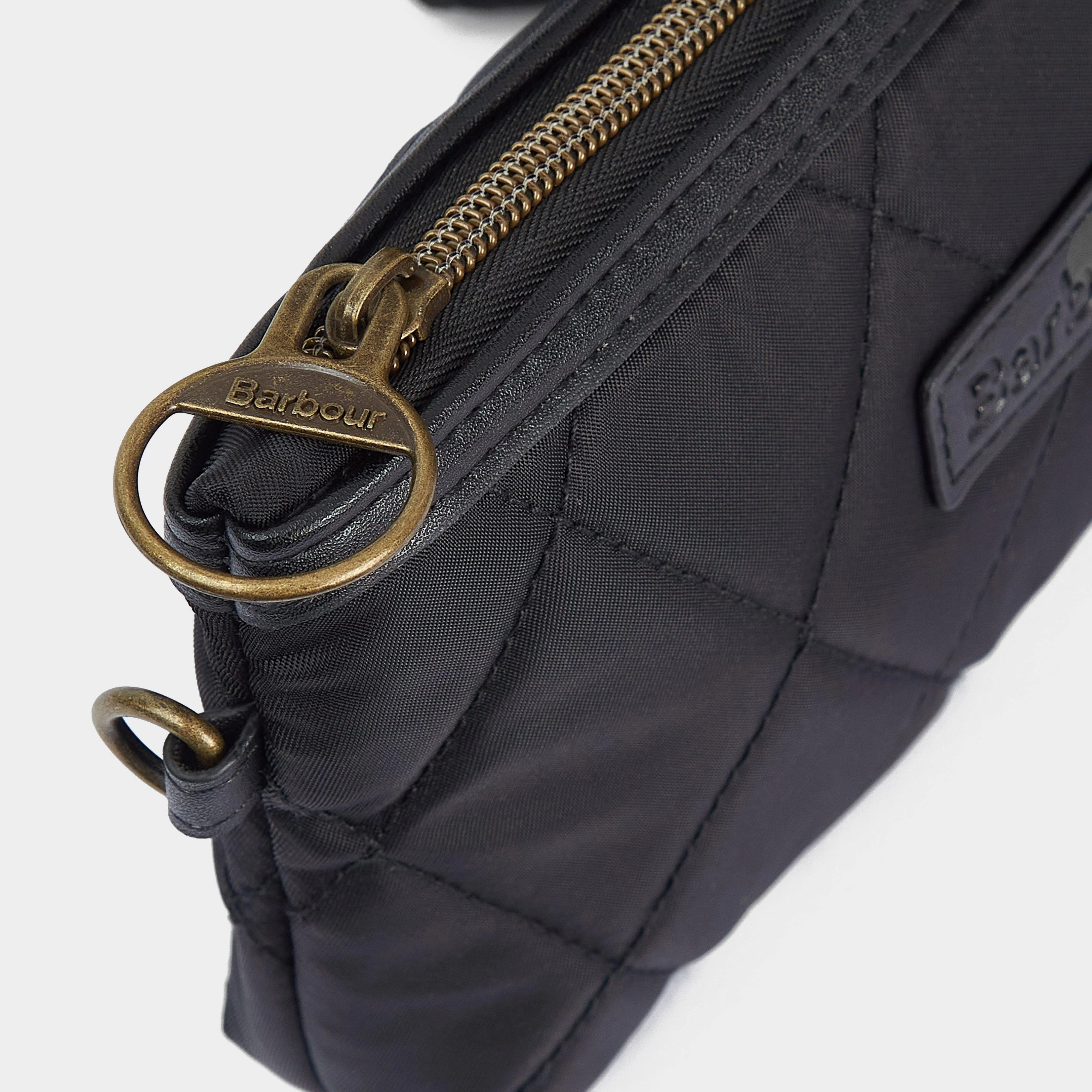 Quilted Tote Bag Black - Image 6