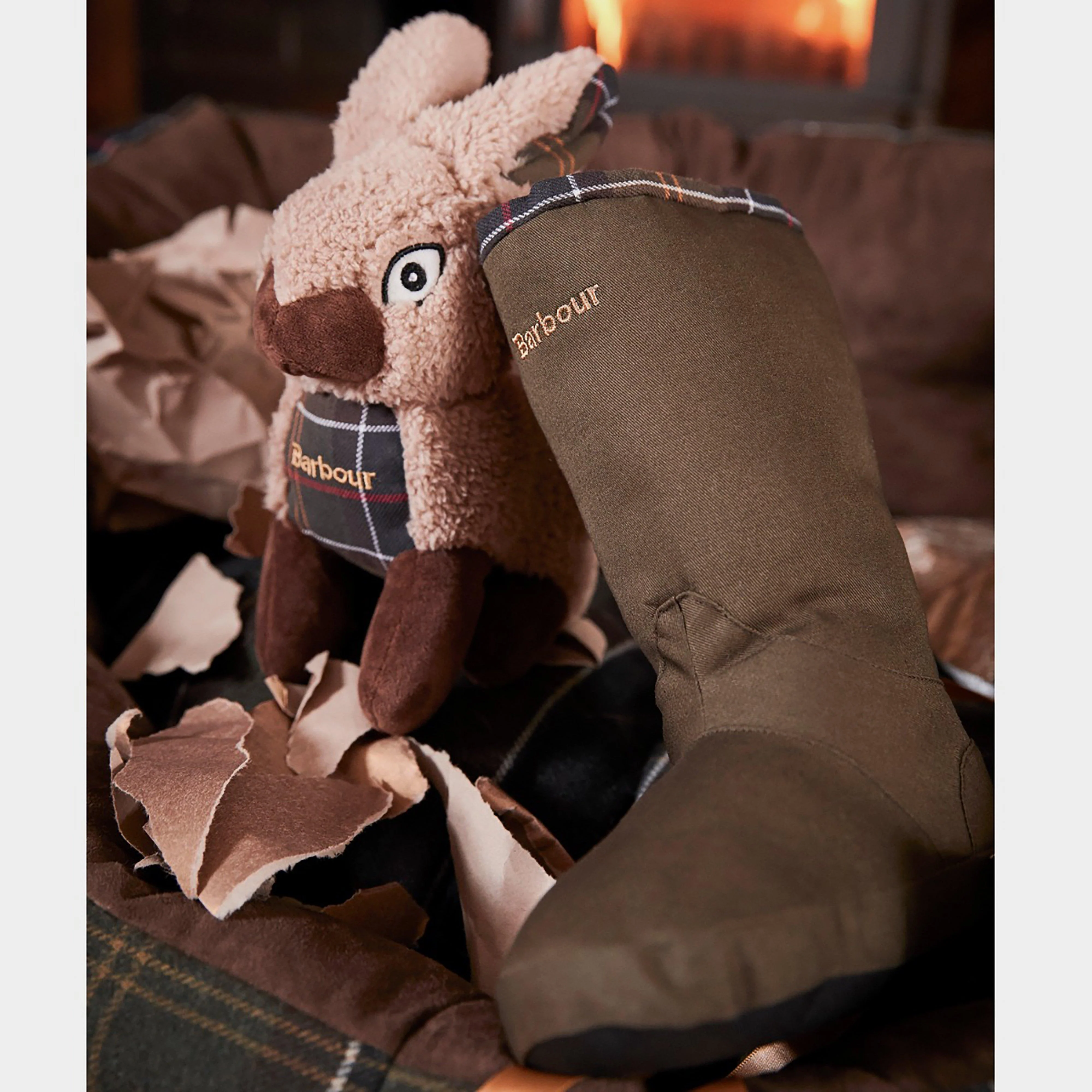 Welly Boot Dog Toy Green - Image 7
