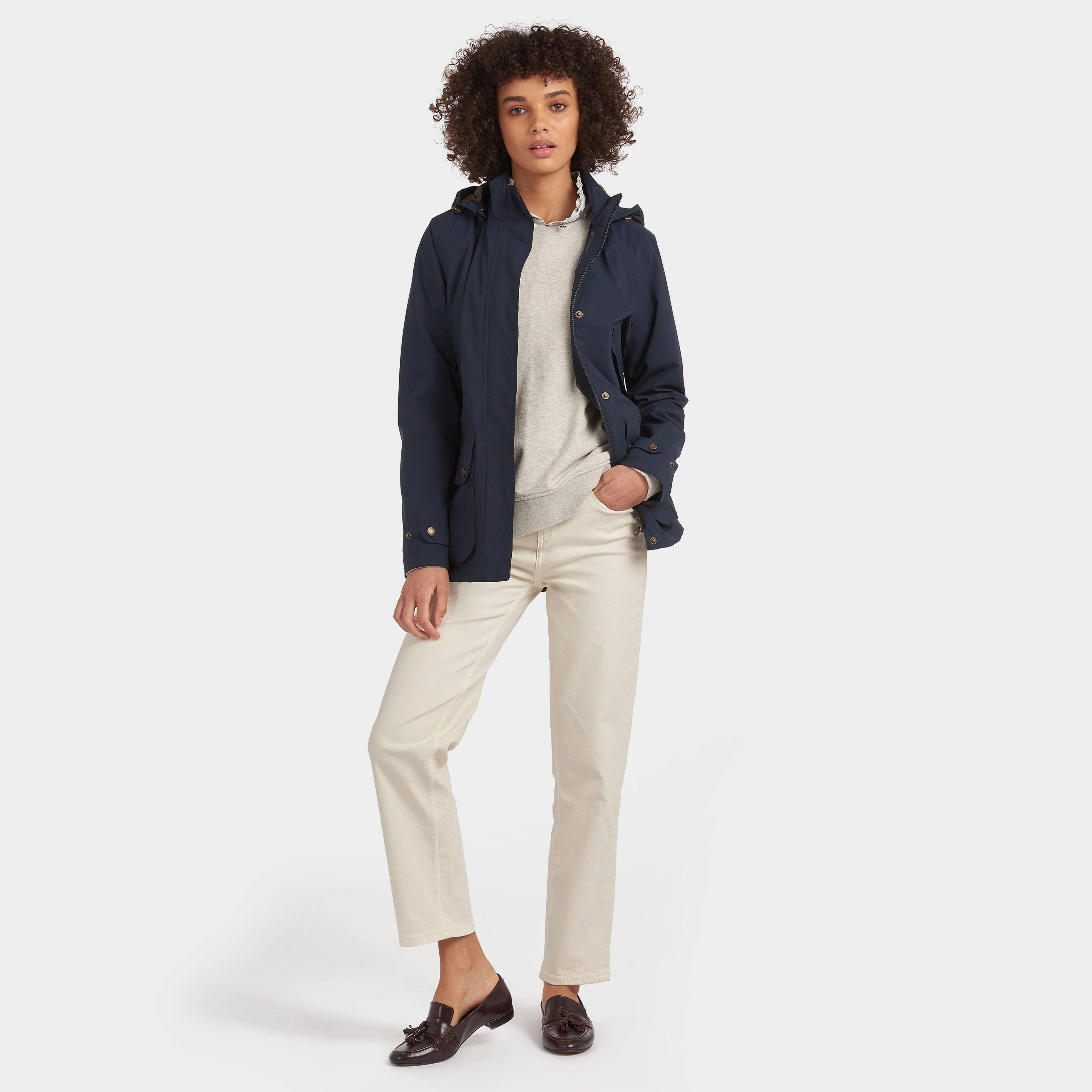 Womens Clyde Jacket Navy Classic - Image 8