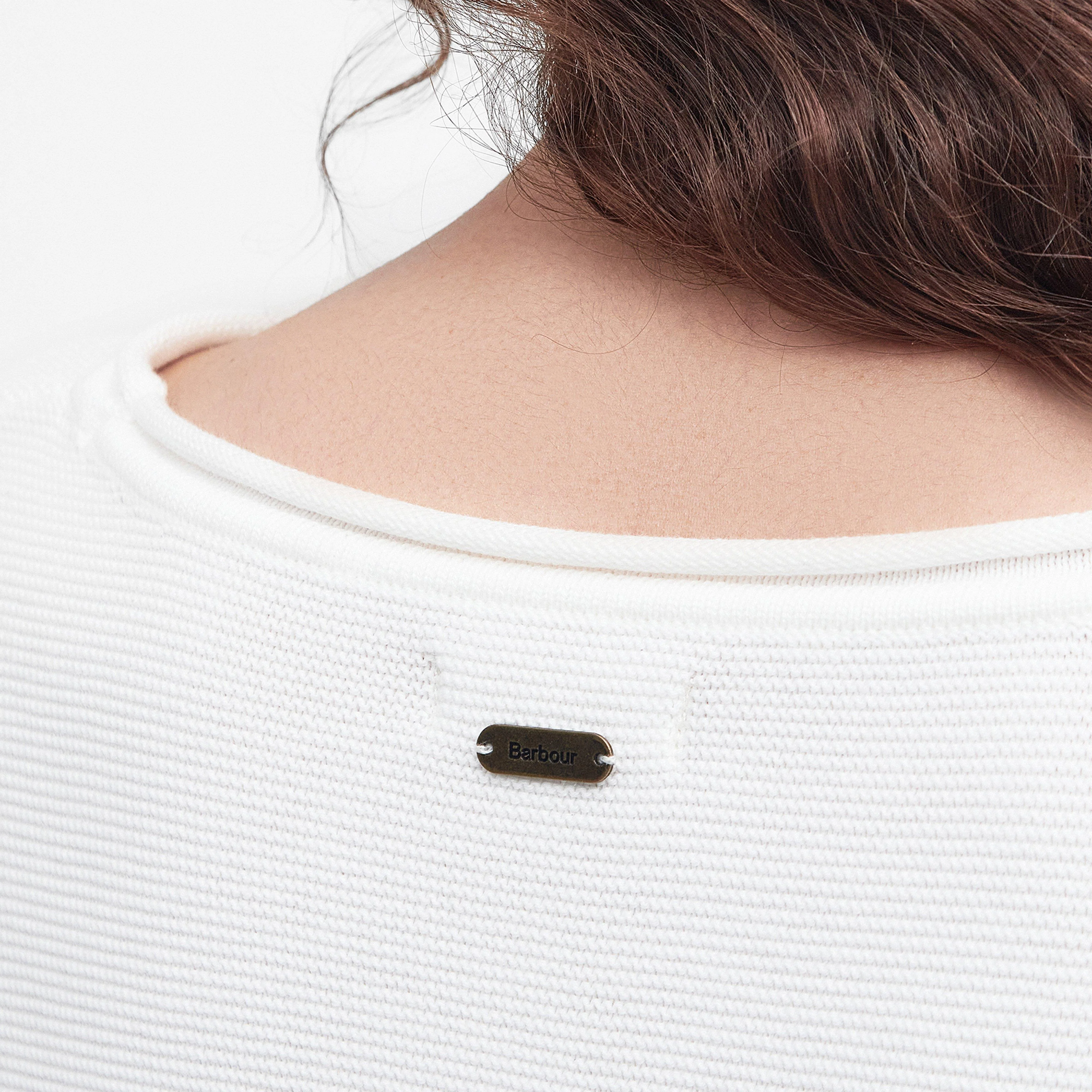 Womens Marine Knitted Jumper Cloud - Image 7