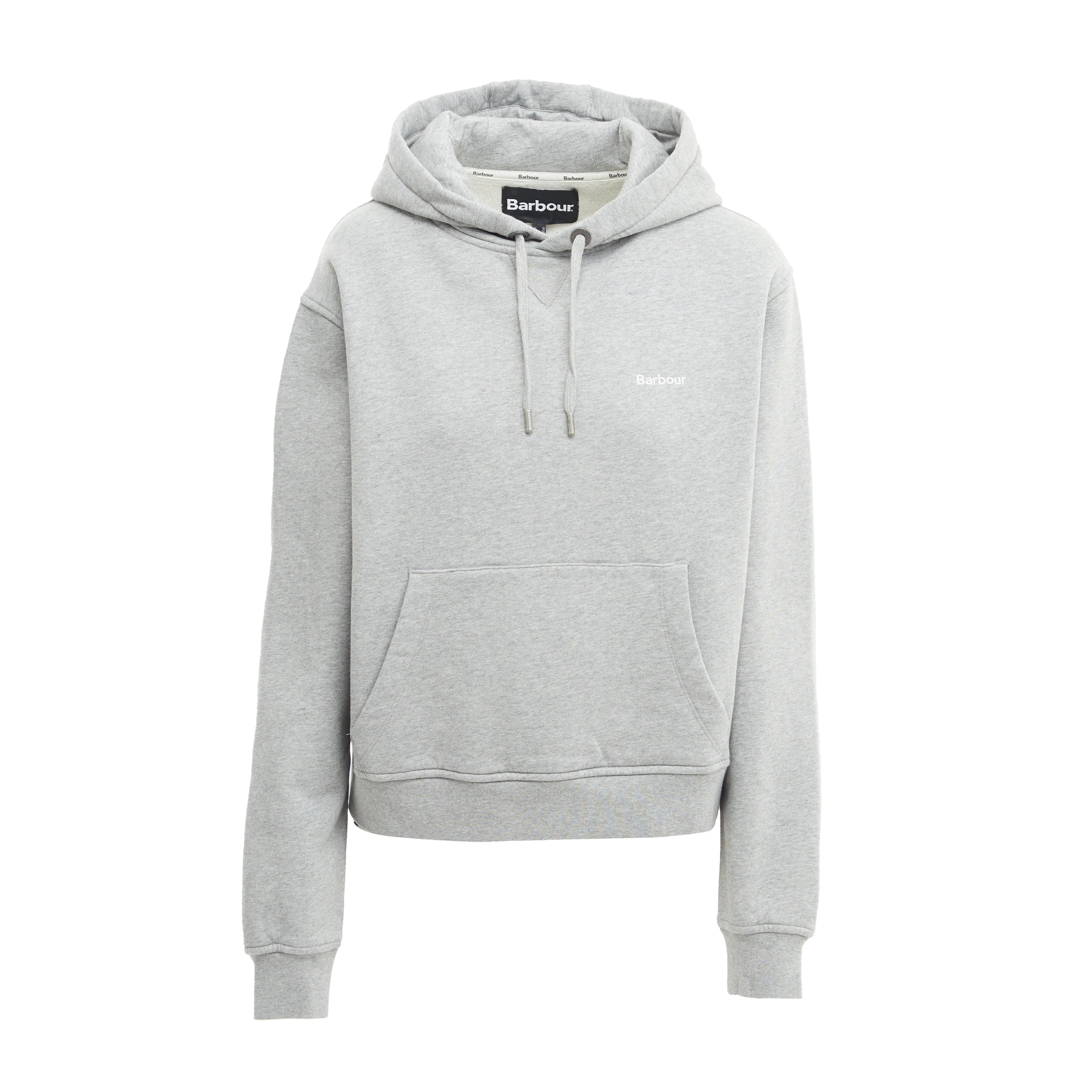 Womens Marsden Oversized Hoodie Light Grey Marl - Image 5