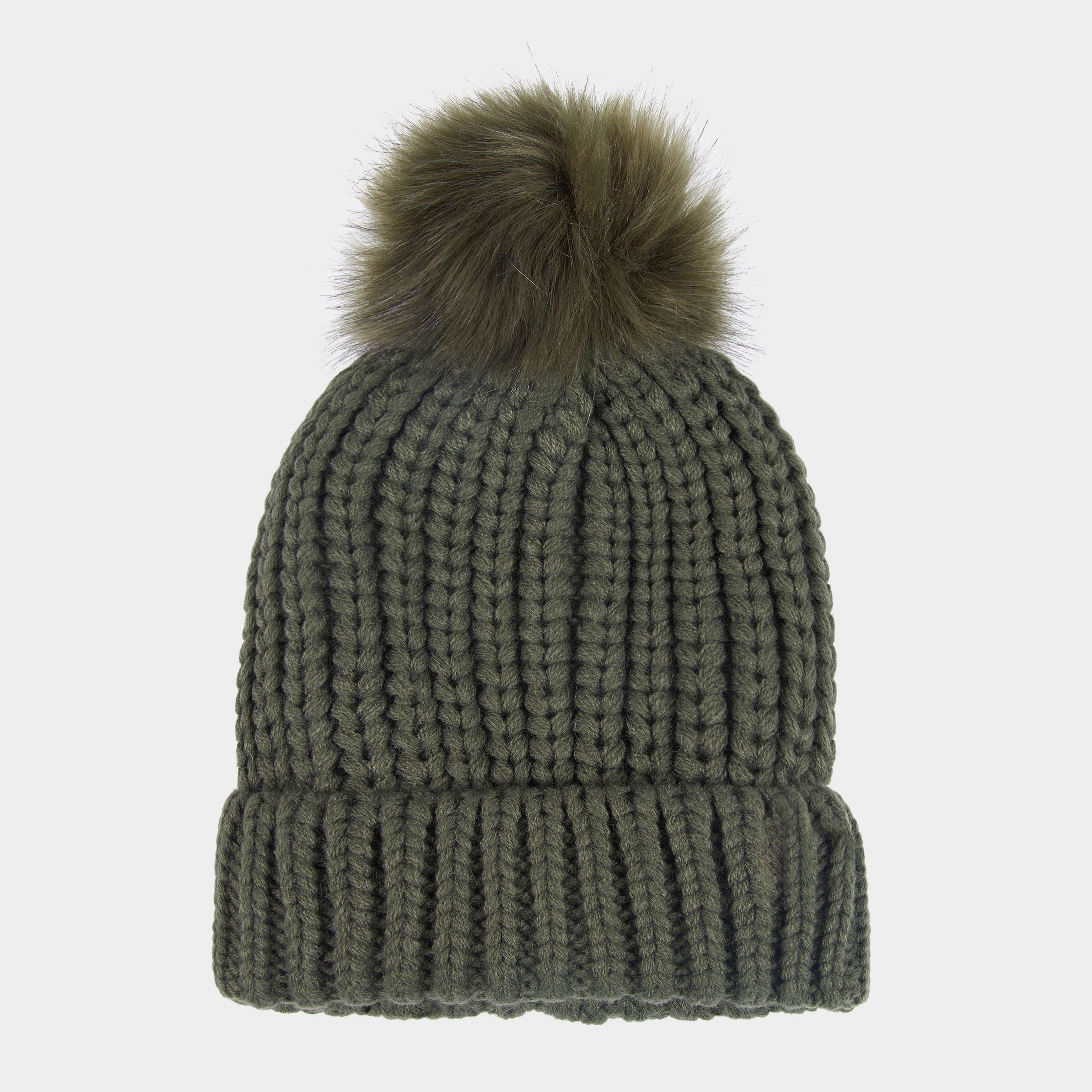 Womens Saltburn Beanie Hat Olive - Image 2