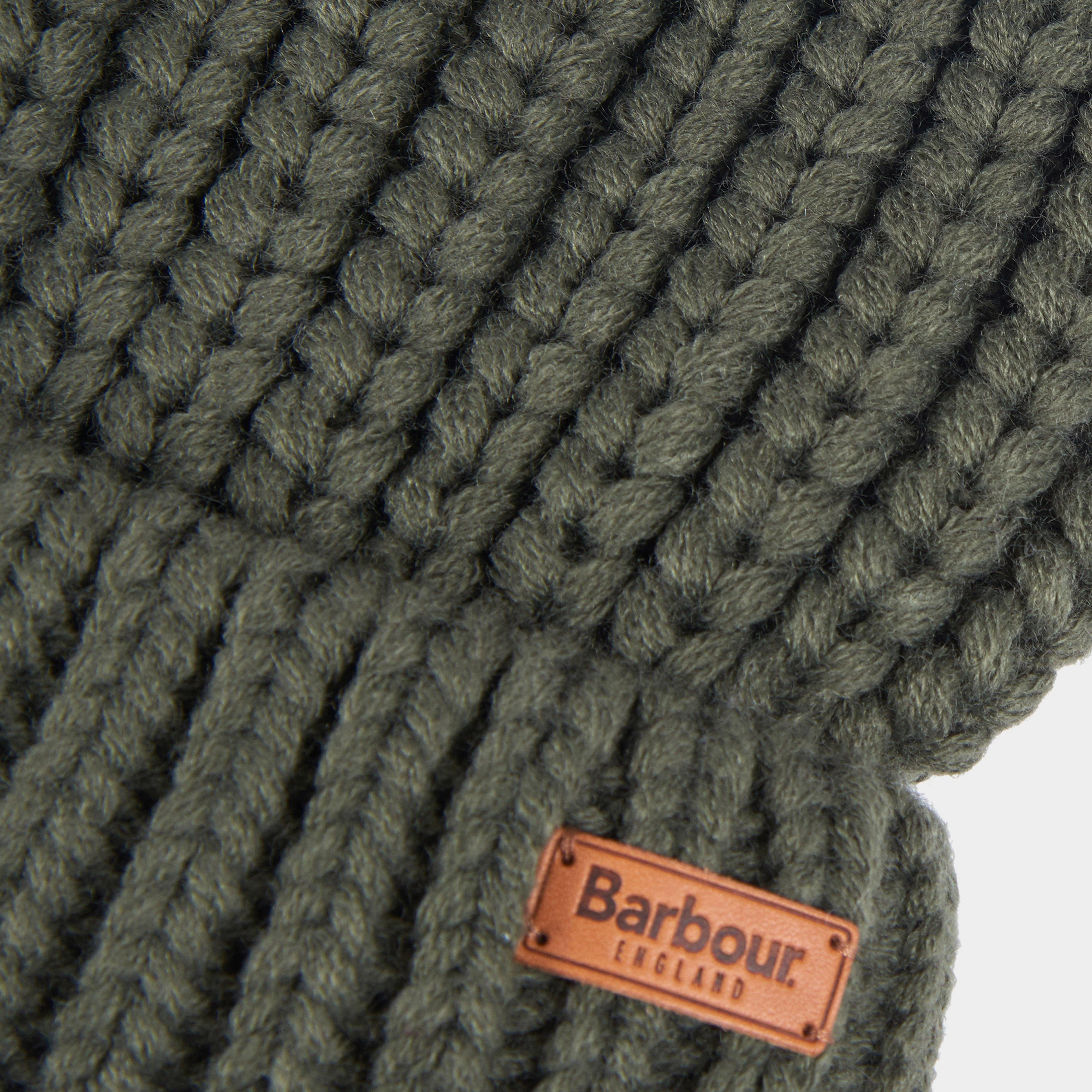 Womens Saltburn Beanie Hat Olive - Image 3