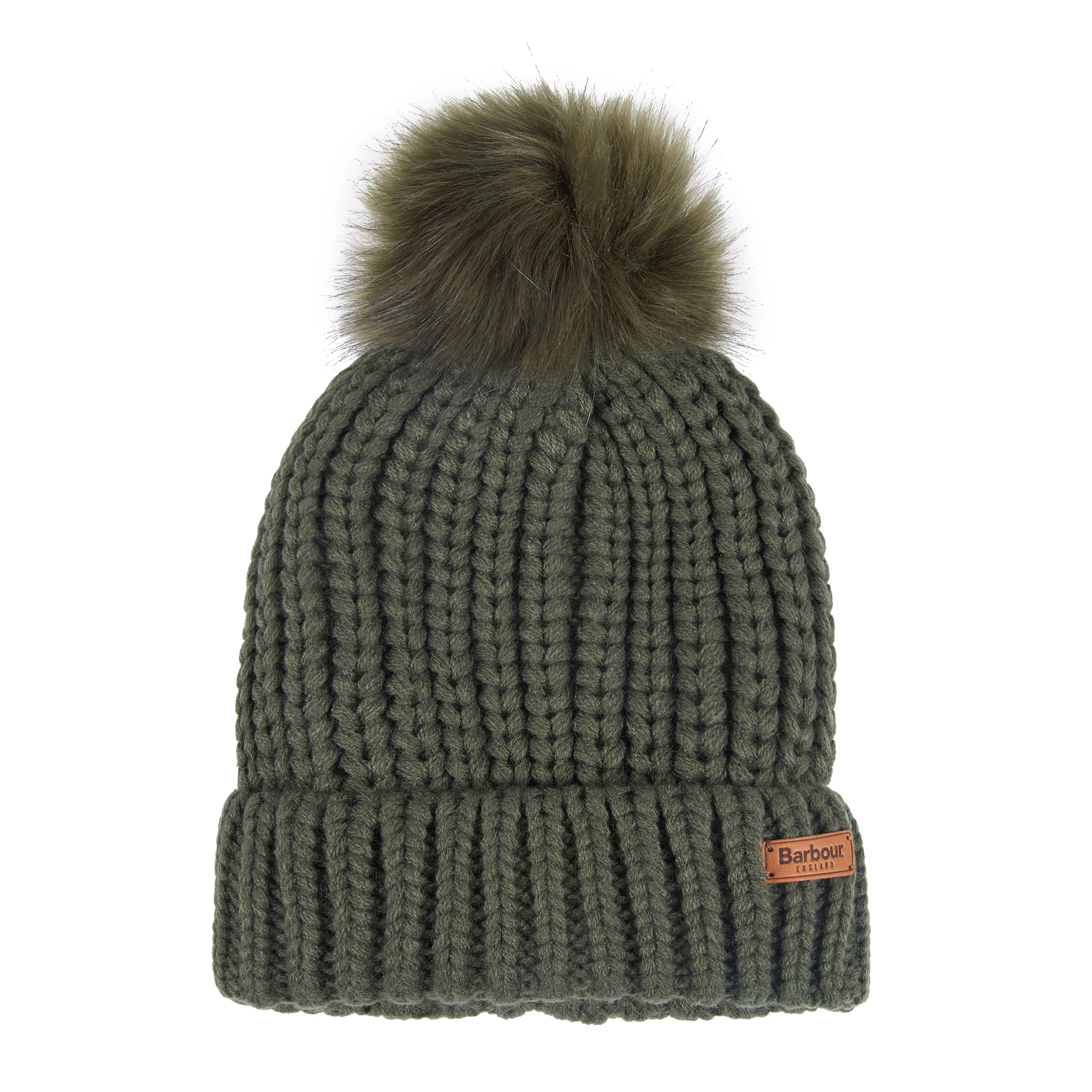 Womens Saltburn Beanie Hat Olive - Image 5