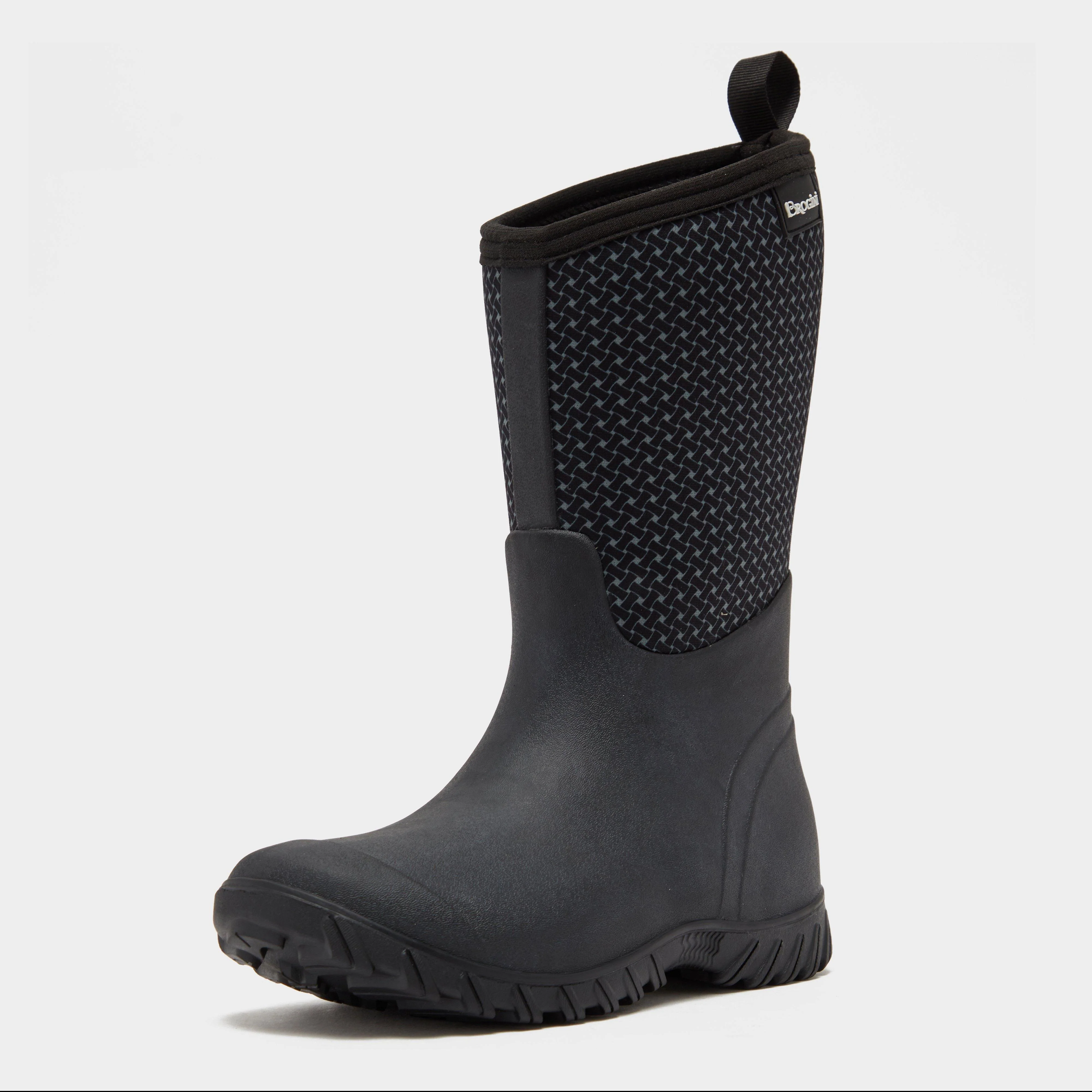 Womens Keswick Neoprene Boots Black/Grey - Image 3
