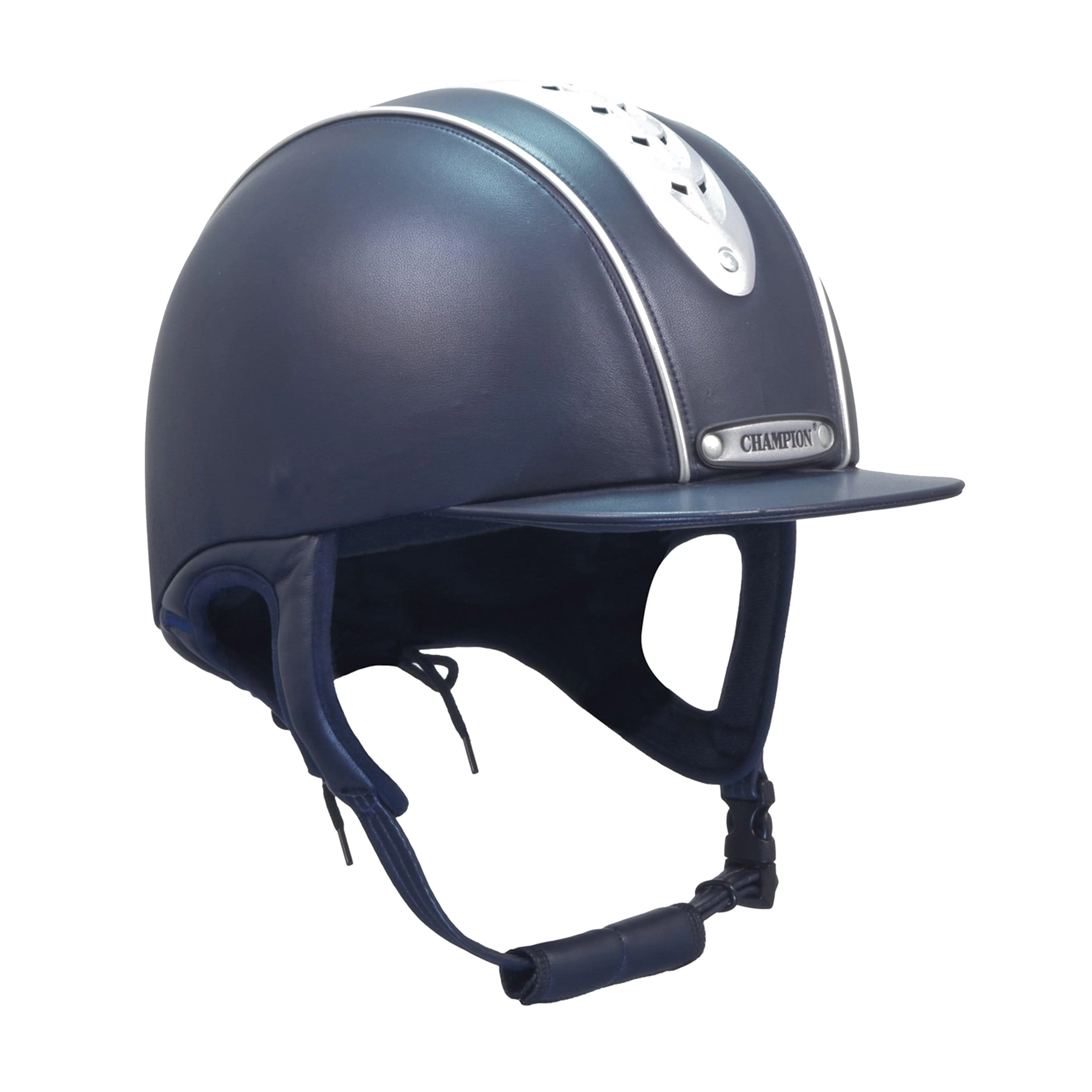 Junior Evolution Pearl Riding Hat Navy - Image 2